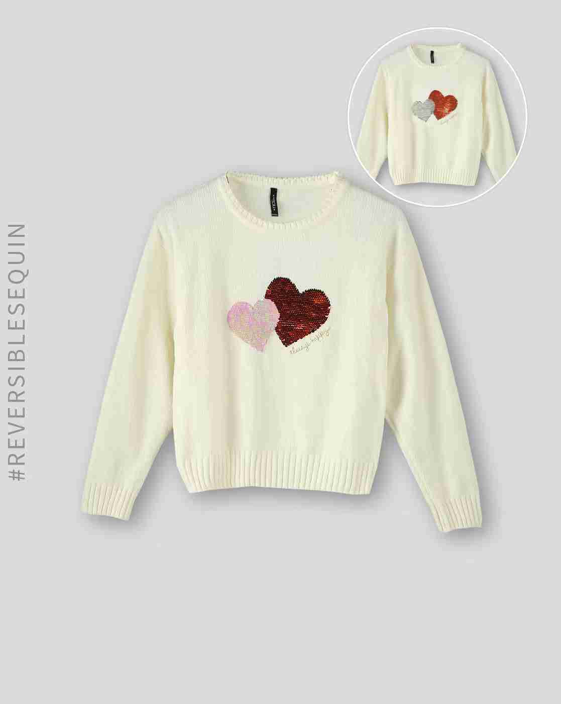 RIO GIRLS | Girls Embellished Sweater|0