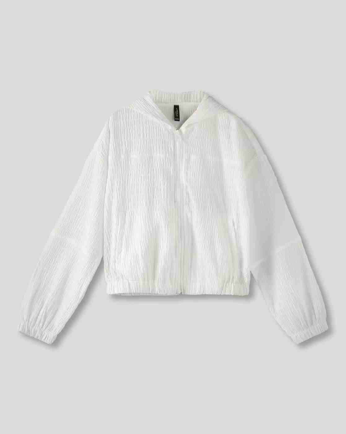 RIO GIRLS | Girls Patterned Zip-Front Hooded Jacket|0