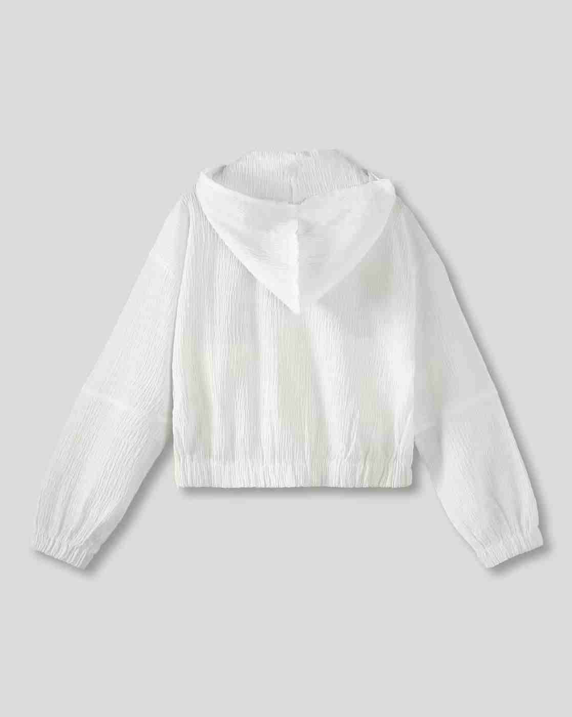 RIO GIRLS | Girls Patterned Zip-Front Hooded Jacket|1