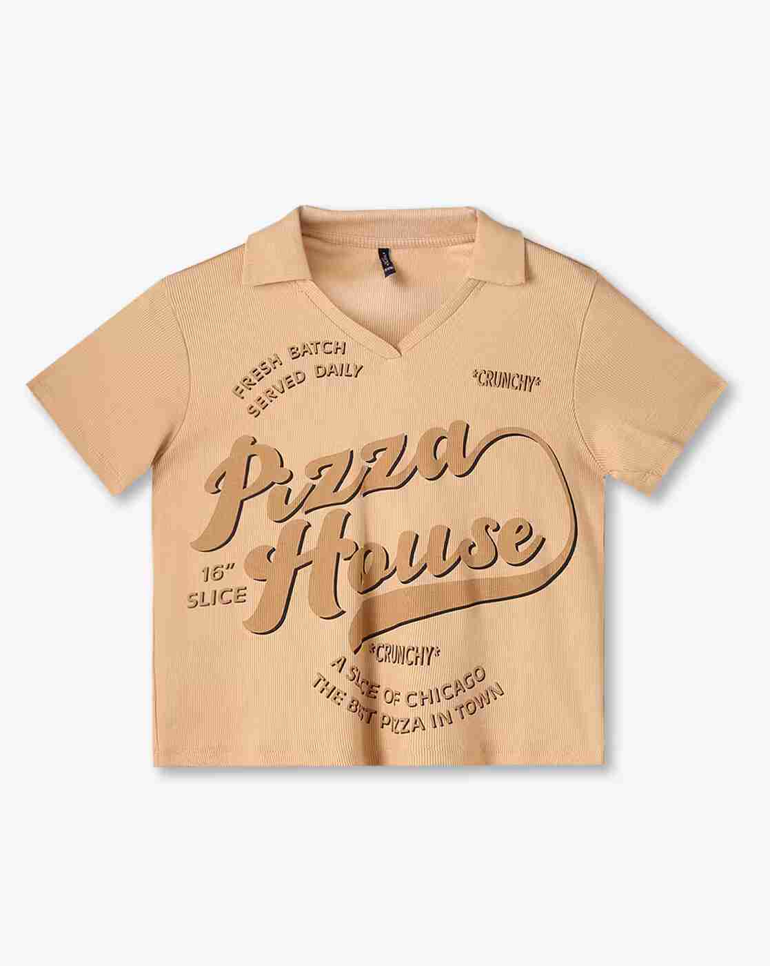 RIO GIRLS | Girls Typographic Print Relaxed Fit Polo T-Shirt|0