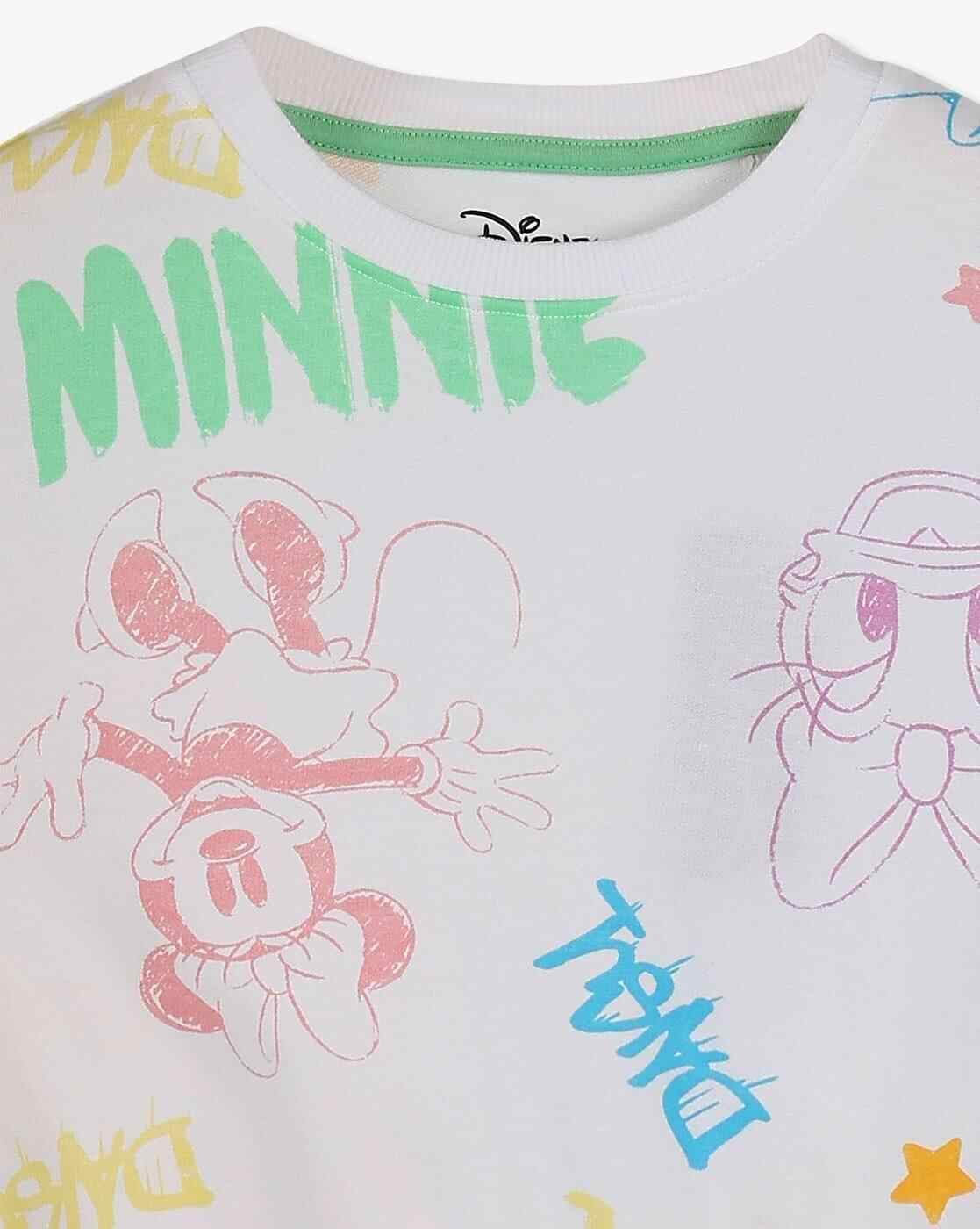 RIO GIRLS | Girls All-Over Minnie Print Relaxed Fit Sweatshirt|2