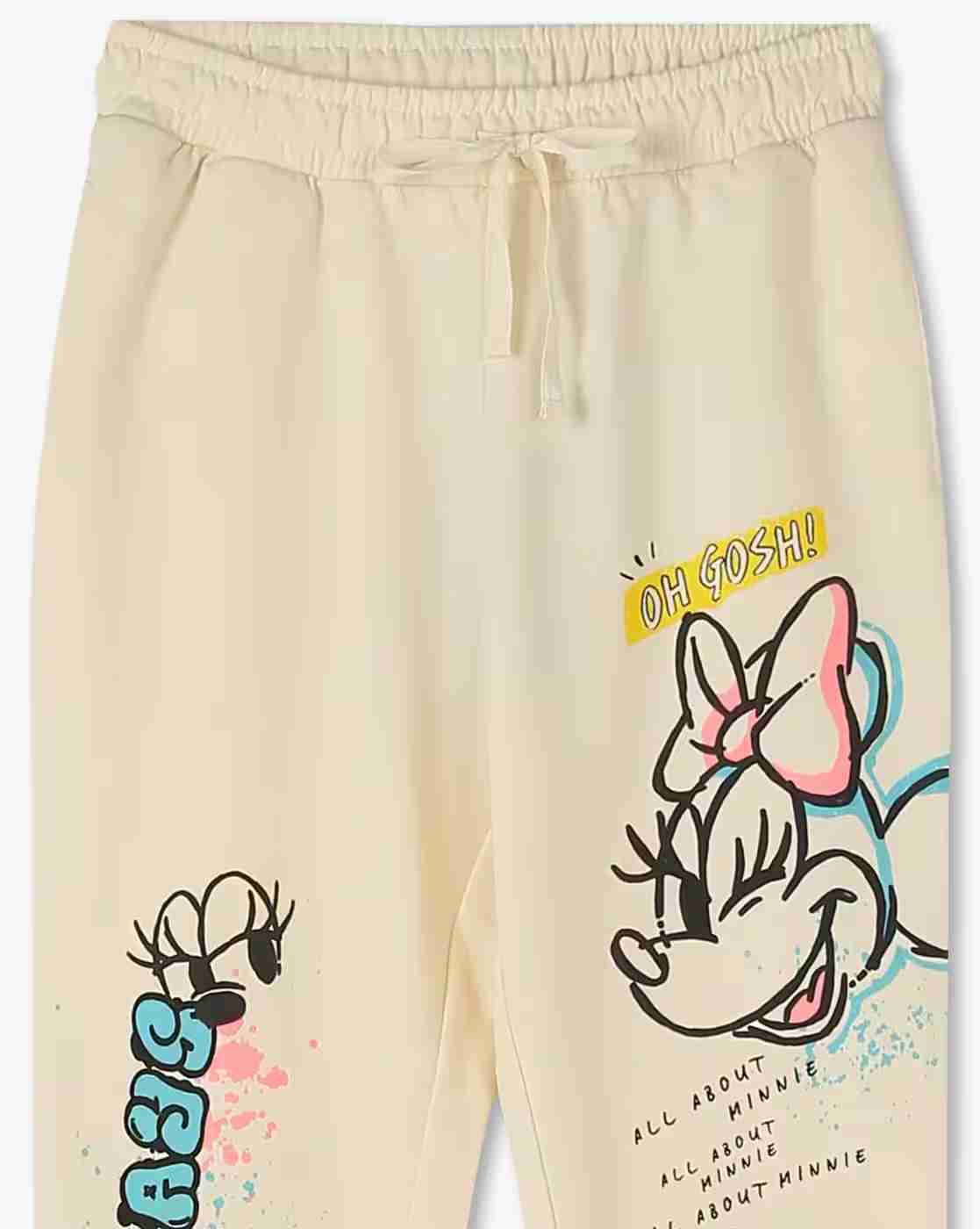 RIO GIRLS | Girls Minnie Print Joggers with Drawstring Waist|2