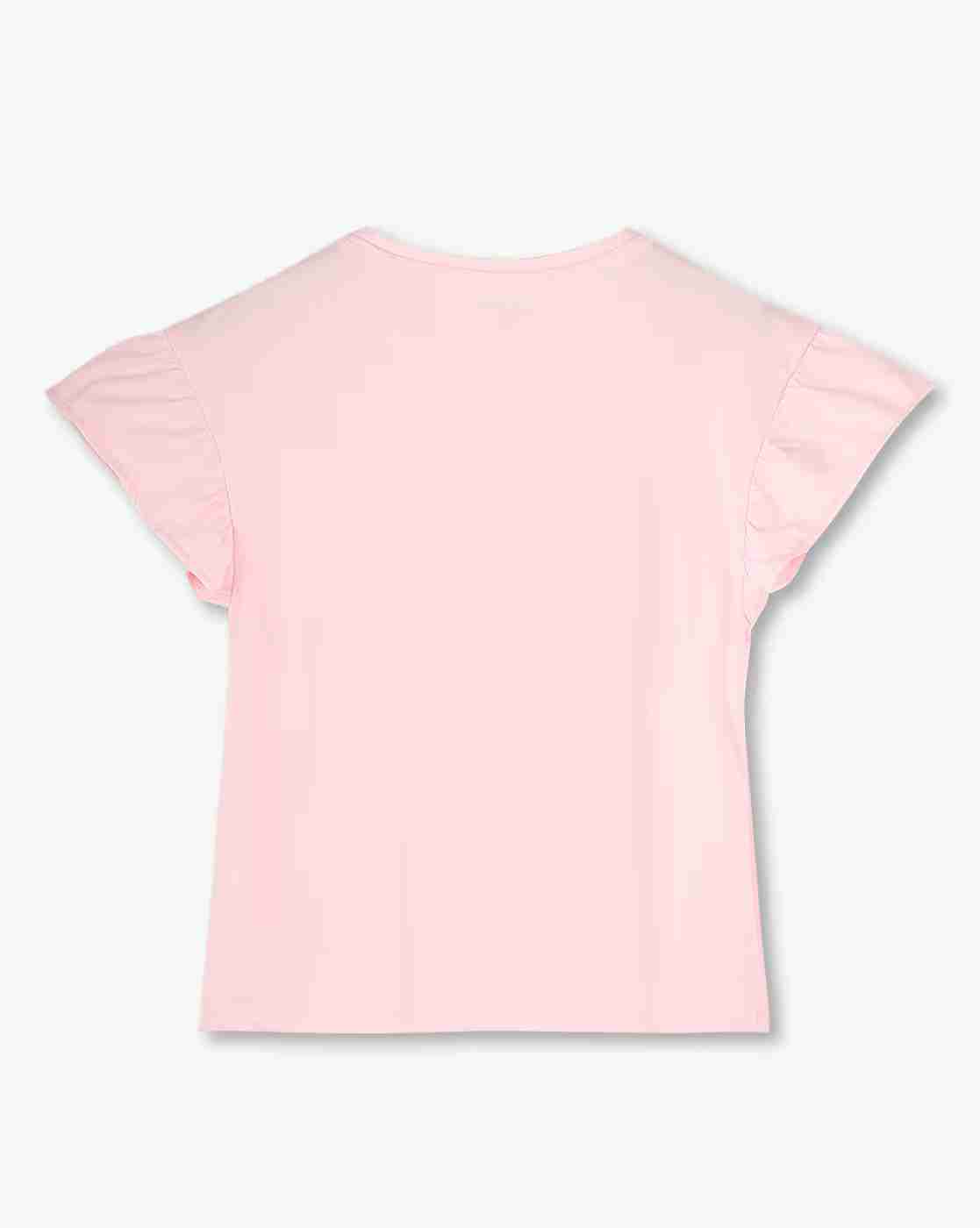 RIO GIRLS | Girls Typographic Print Relaxed Fit Crew-Neck T-Shirt|1