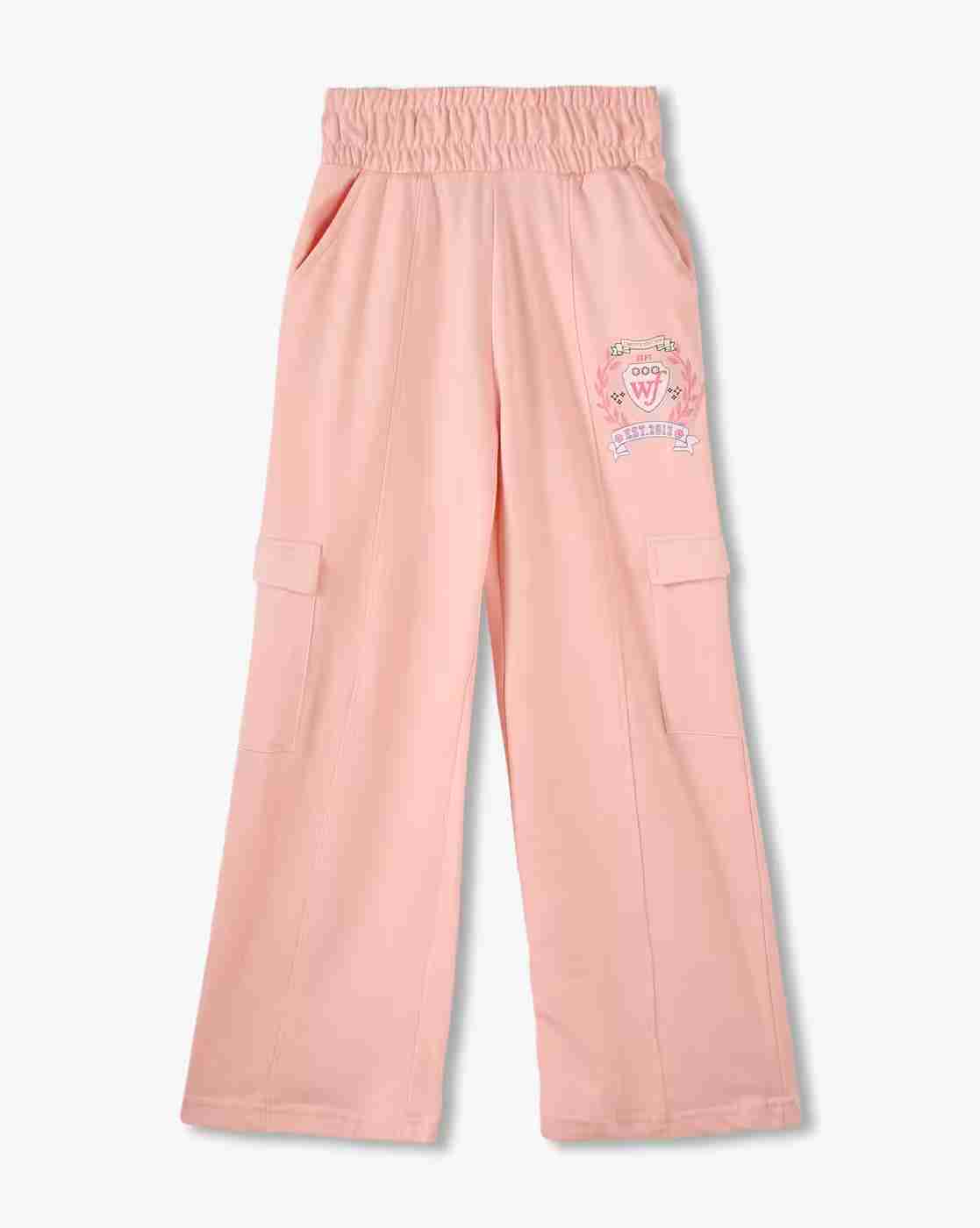 RIO GIRLS | Girls Graphic Print Wide-Leg Cargo Pants|0