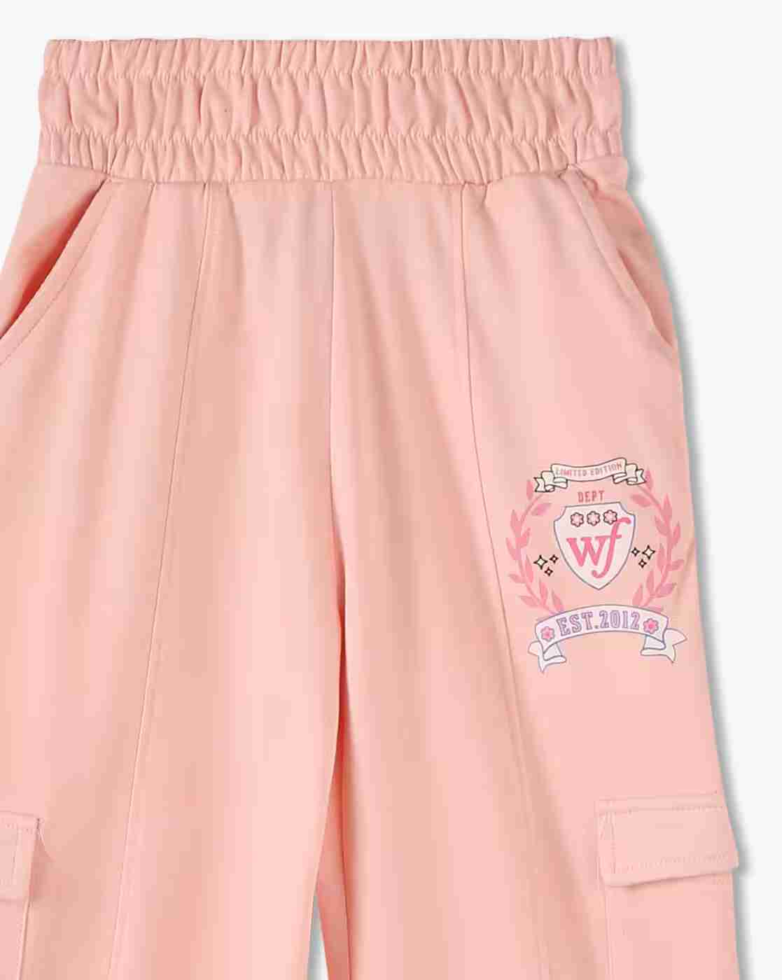 RIO GIRLS | Girls Graphic Print Wide-Leg Cargo Pants|2