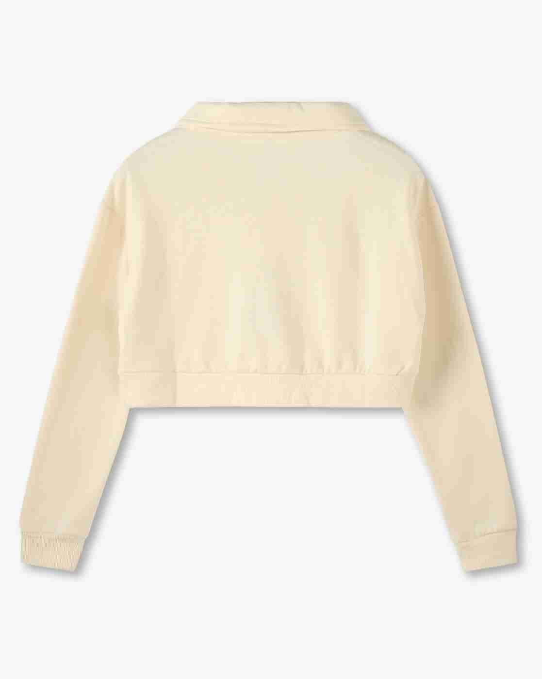 RIO GIRLS | Girls Vasity Typographic Print Relaxed Fit Sweatshirt|1