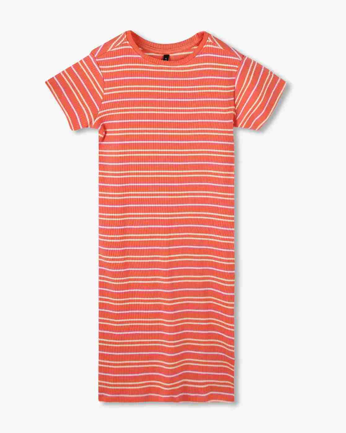 RIO GIRLS | Girls Striped A-Line Dress|0