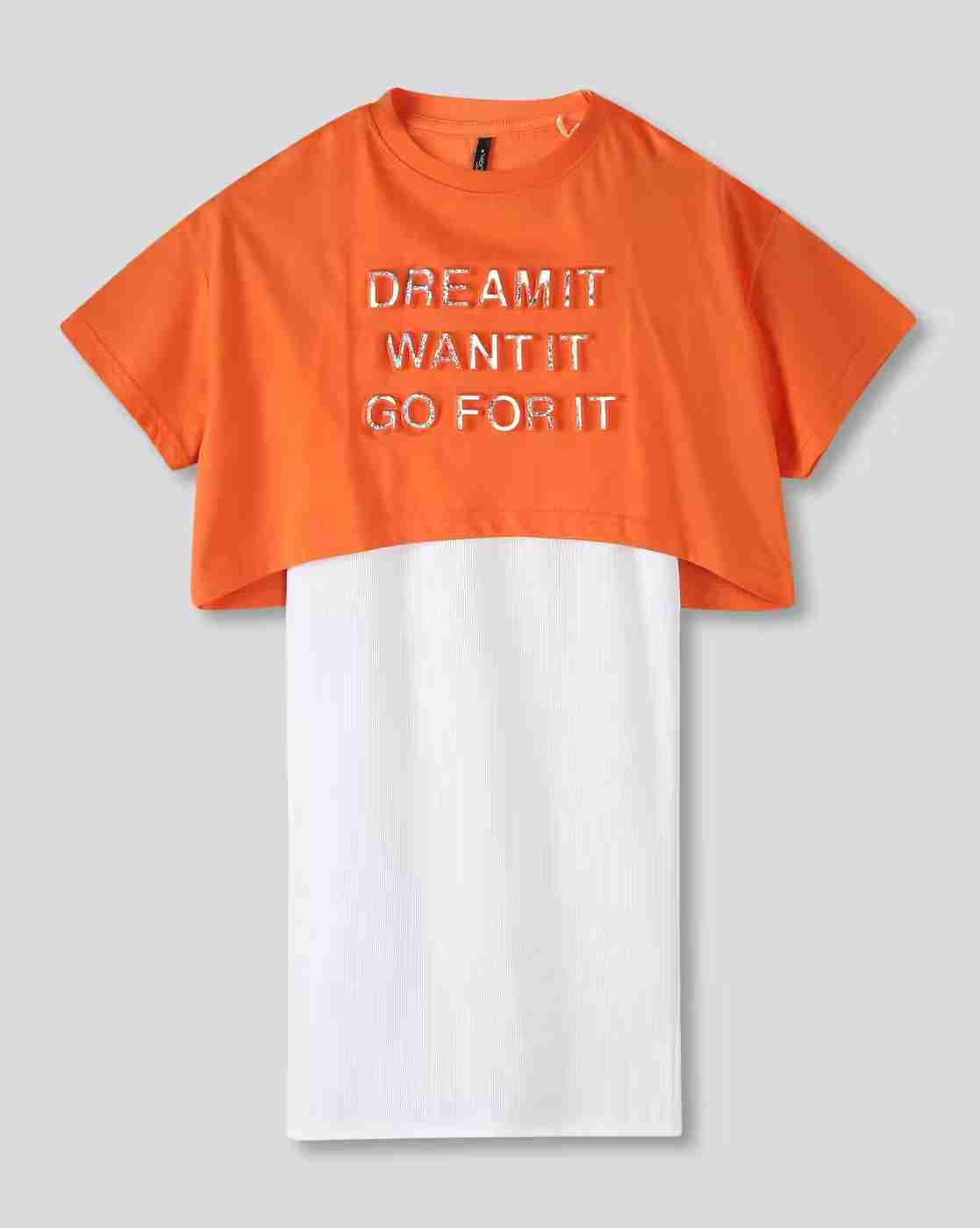 RIO GIRLS | Girls Shift Dress with Detachable T-Shirt|0