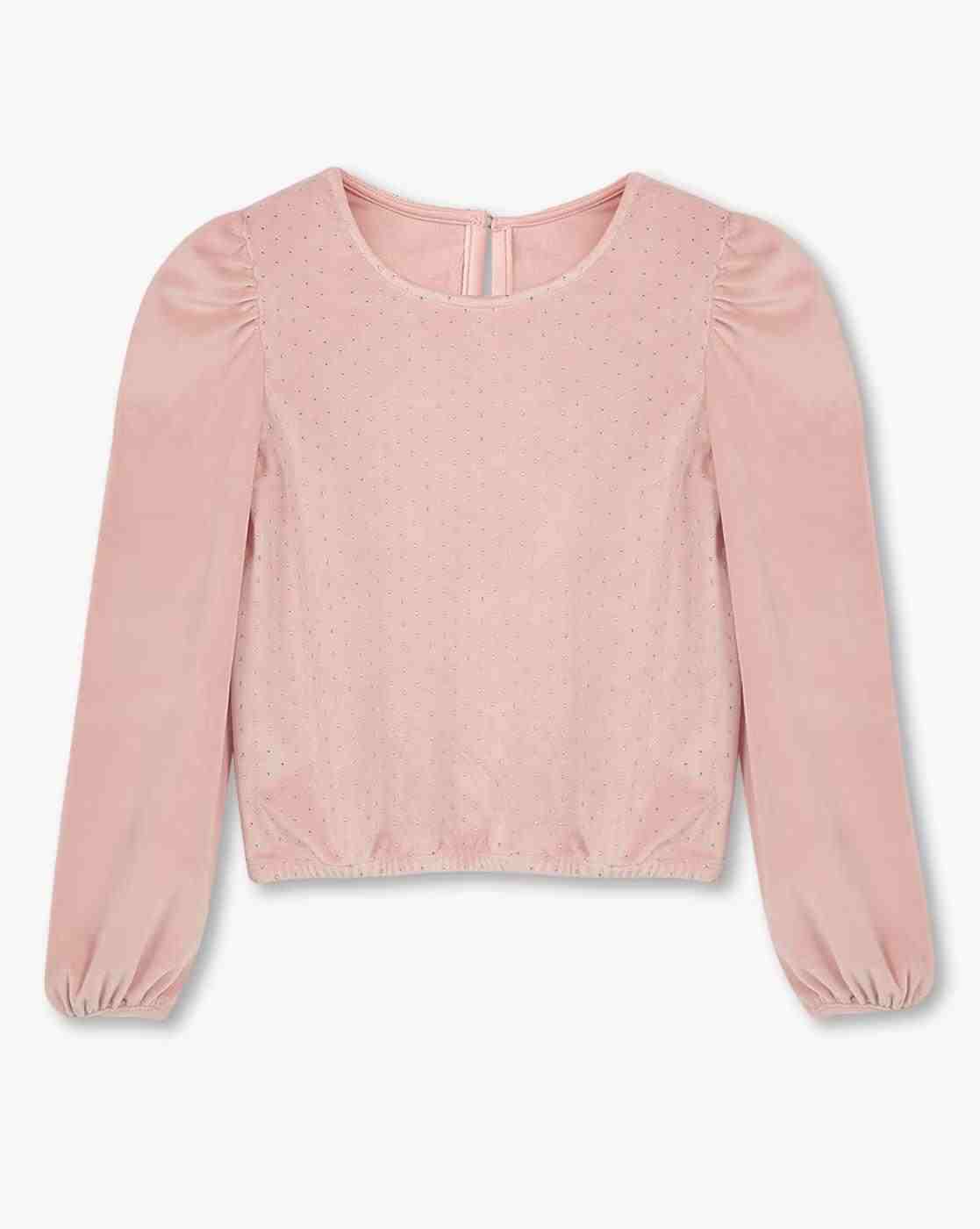 RIO GIRLS | Girls Micro Print Relaxed Fit Top|0