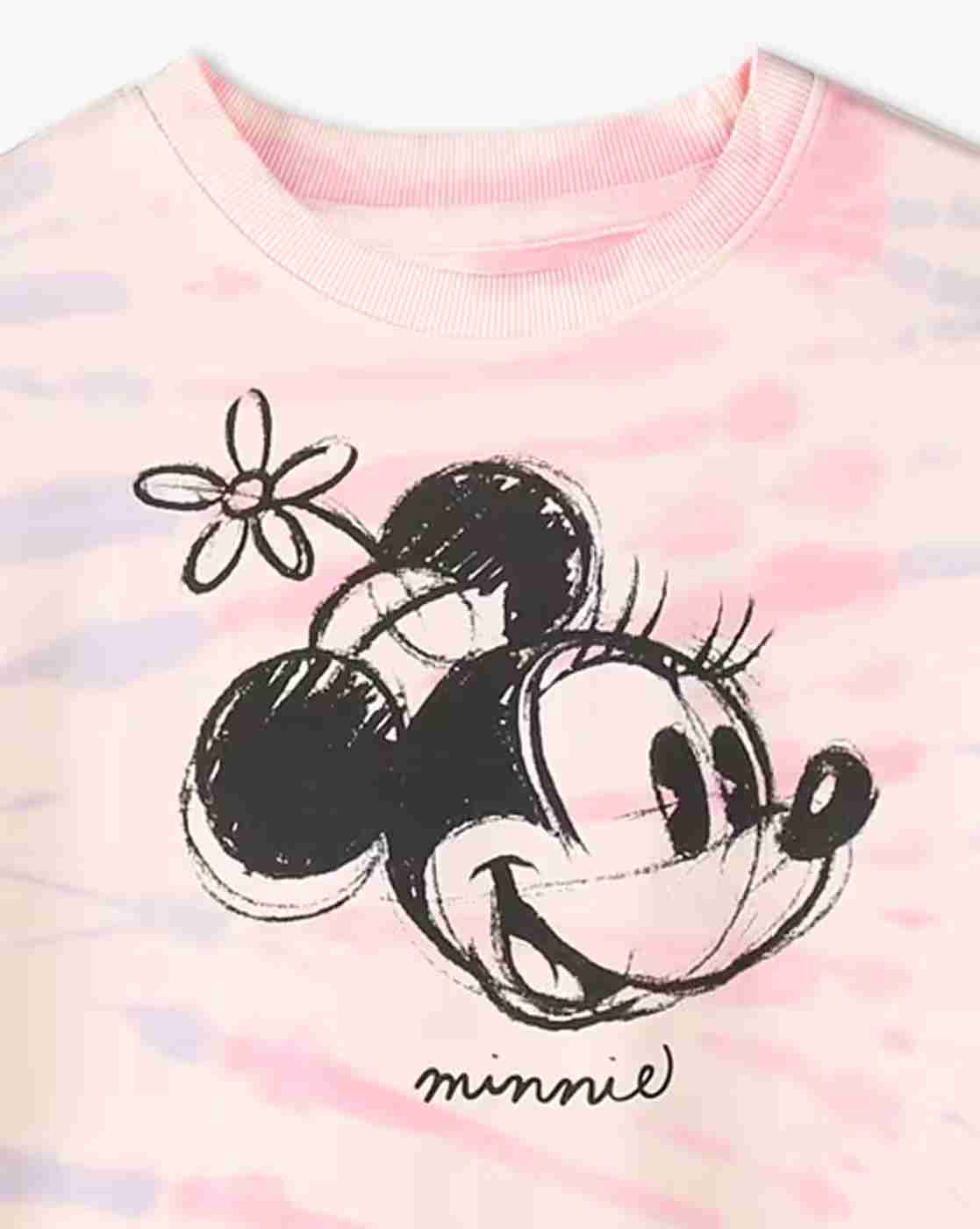 RIO GIRLS | Girls Minnie Mouse Print Relaxed Fit Cotton Sweatshirt|2