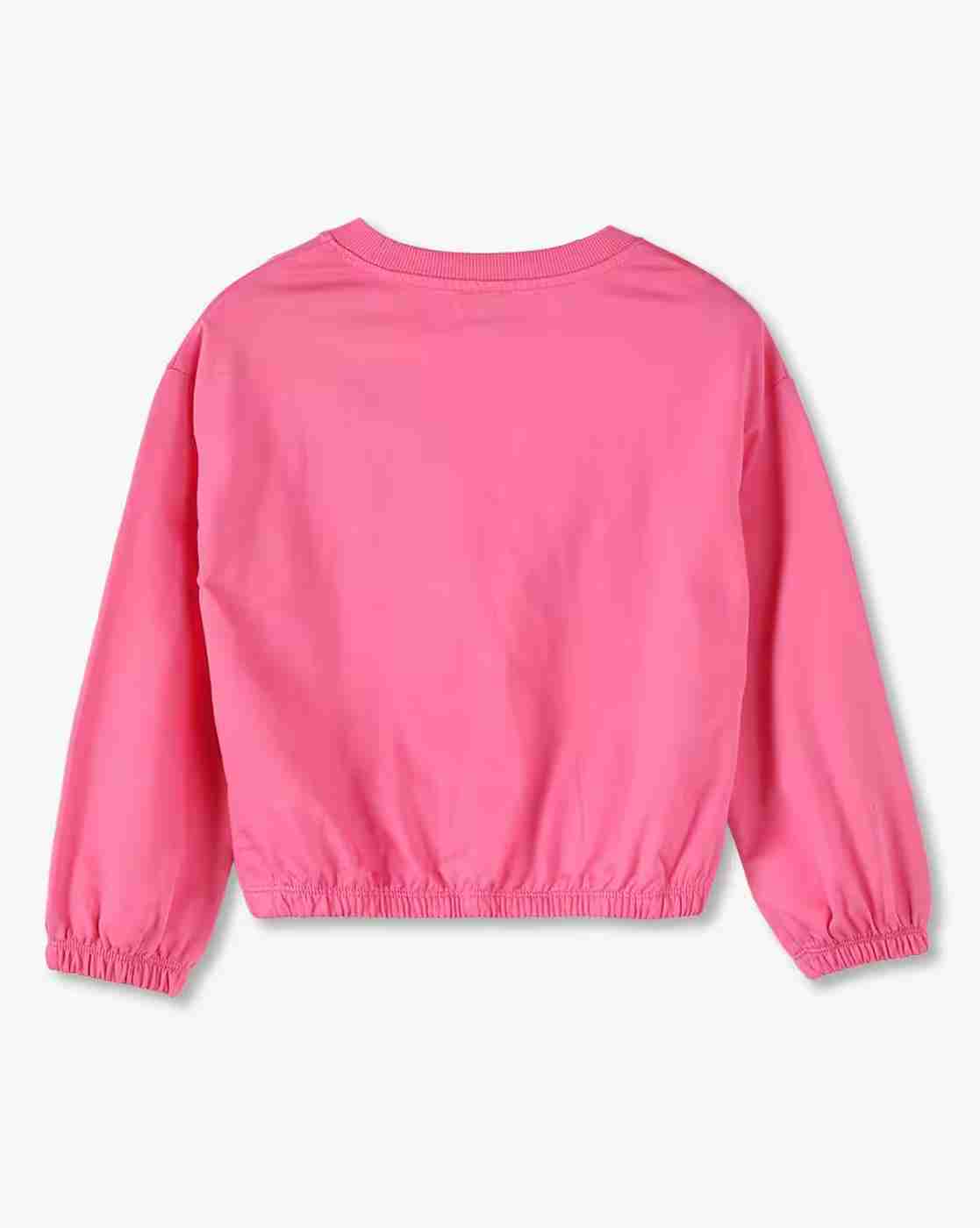 RIO GIRLS | Girls Typographic Print Blouson Sweatshirt|1