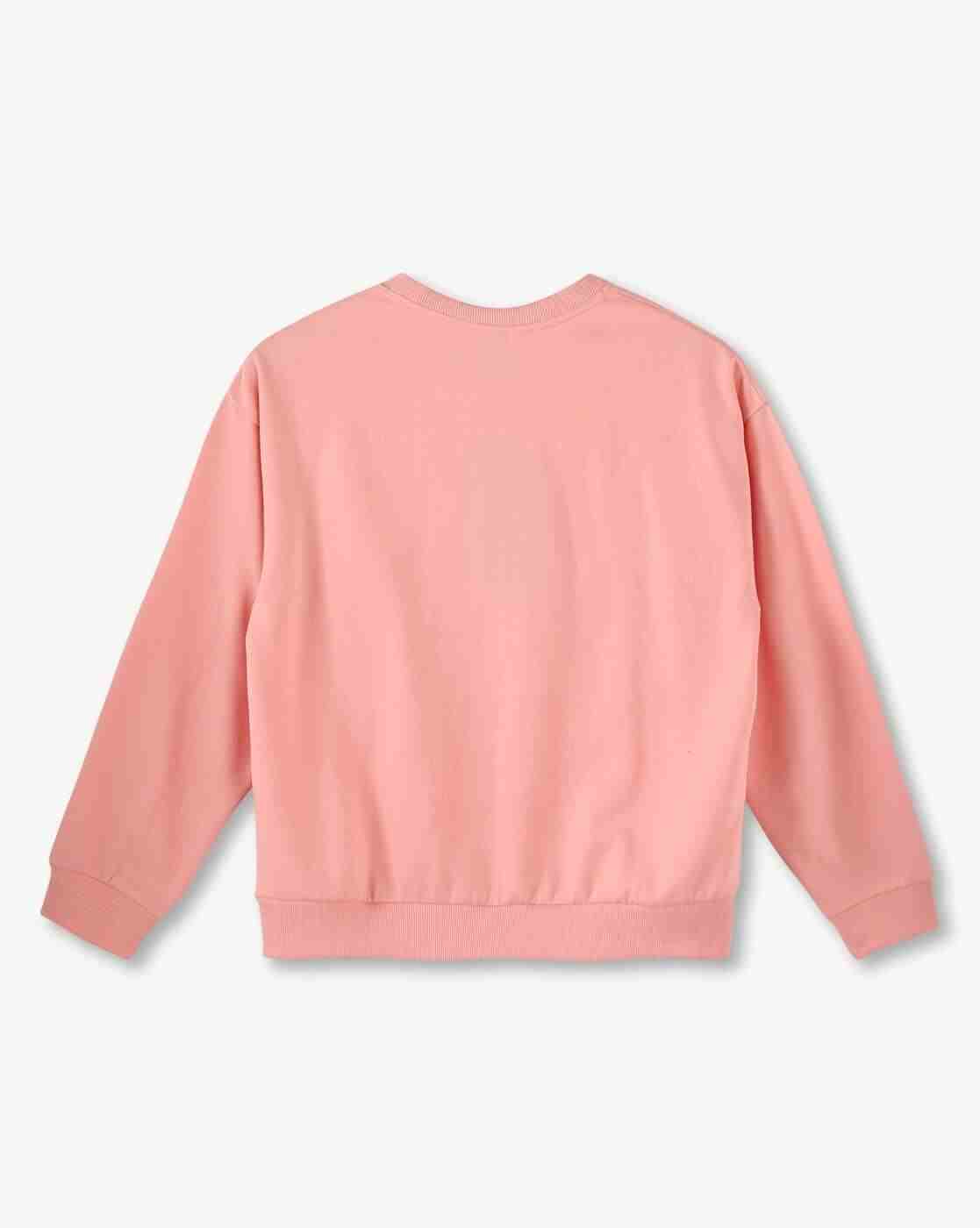 RIO GIRLS | Girls Embellished Oversized Sweatshirt|1