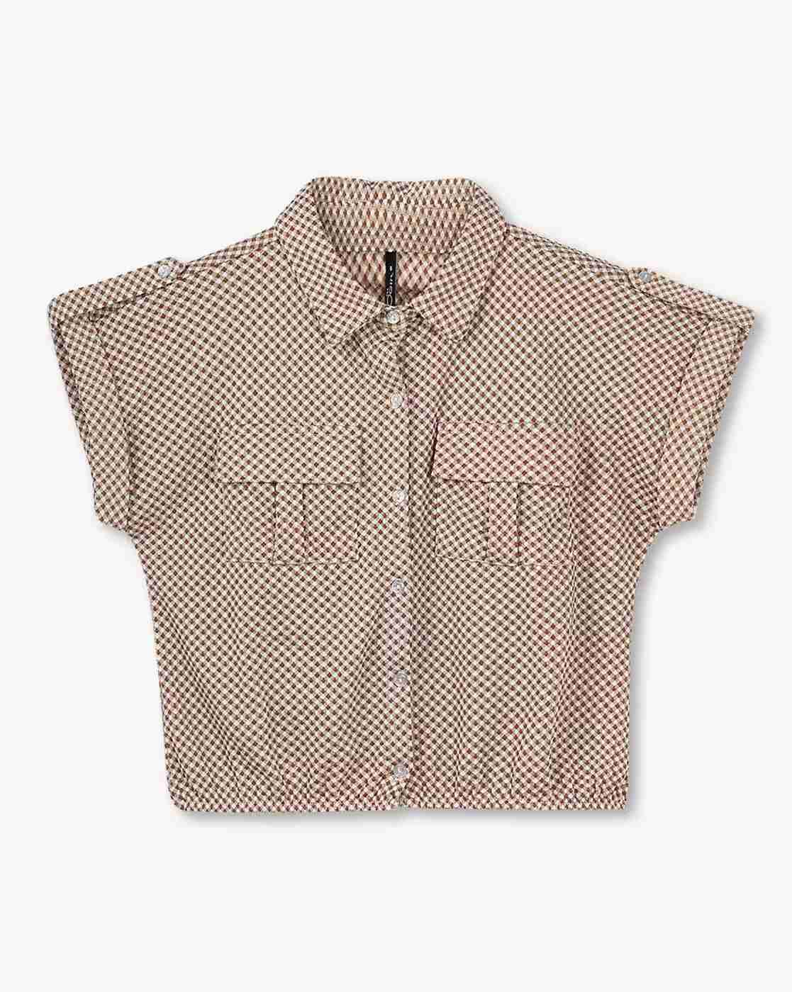 RIO GIRLS | Girls Checked Relaxed Fit Shirt|0