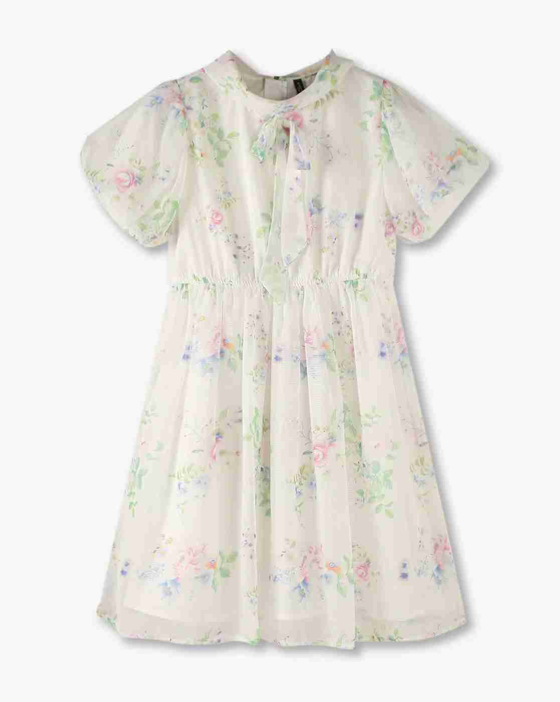 RIO GIRLS | Girls Floral Print Fit & Flare Dress|0
