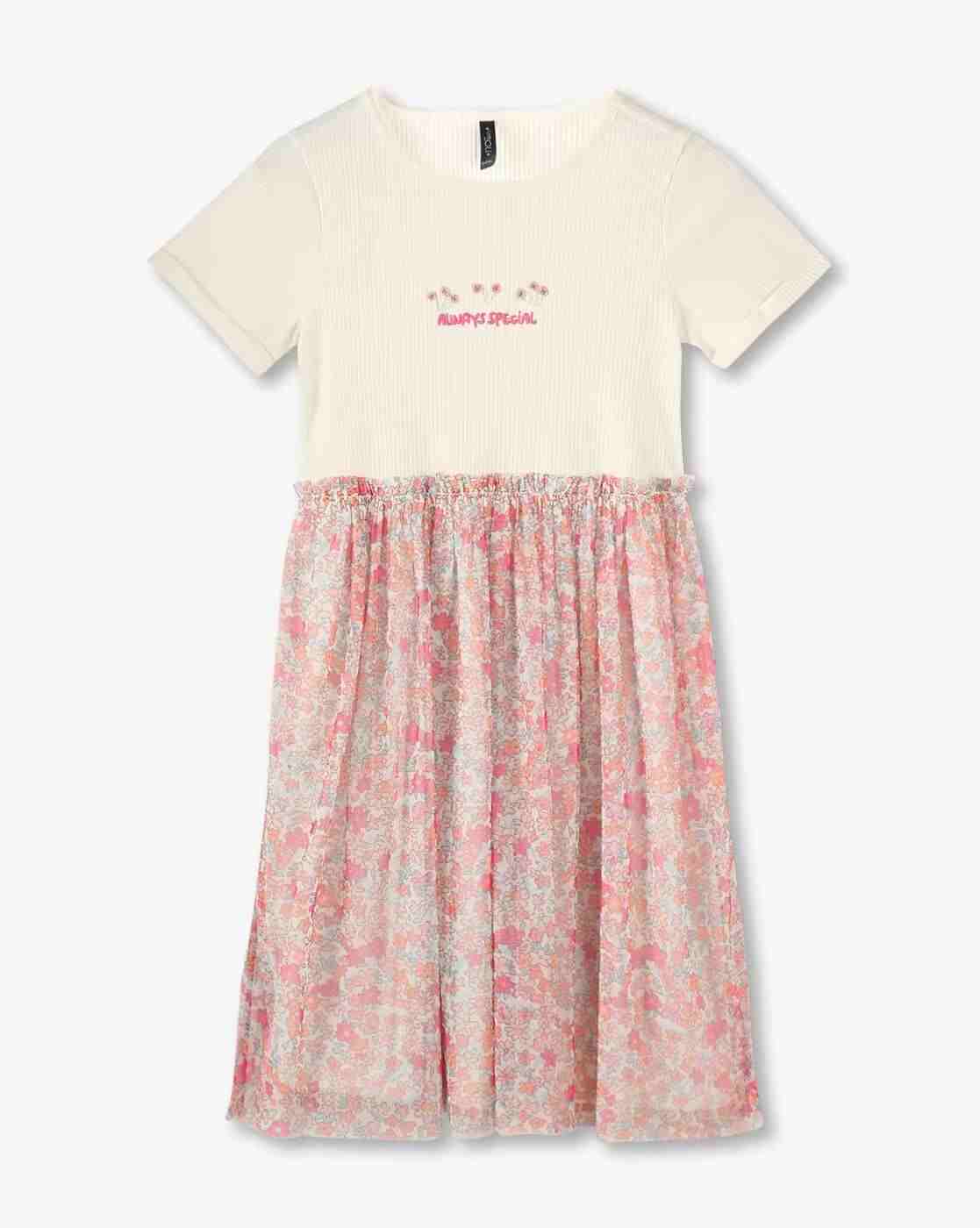 RIO GIRLS | Girls Floral Print Fit & Flare Dress|0
