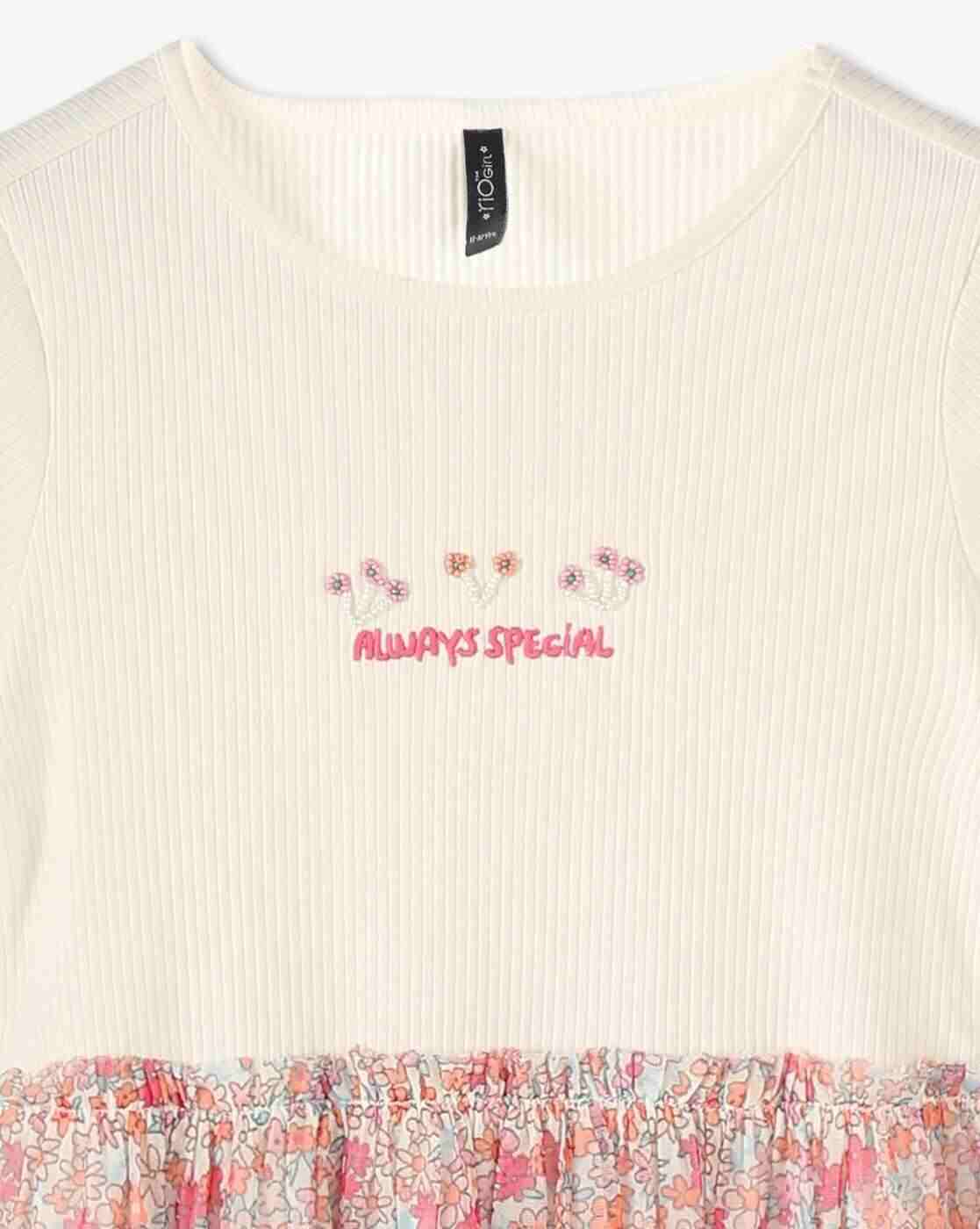 RIO GIRLS | Girls Floral Print Fit & Flare Dress|2