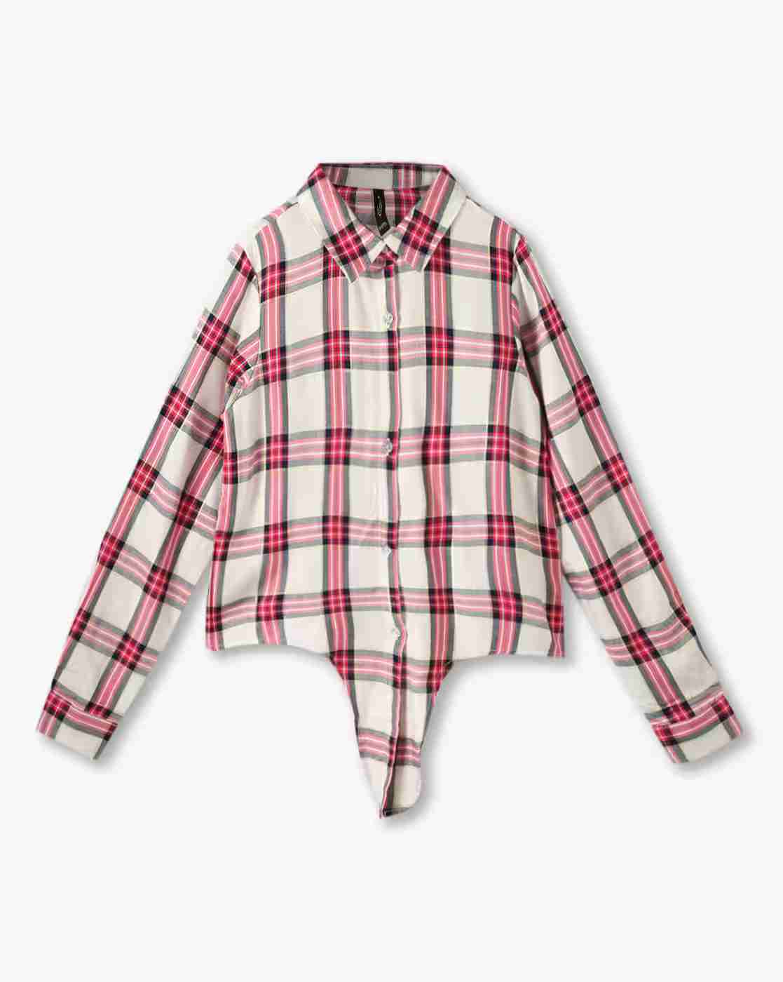 RIO GIRLS | Girls Twofer Checked Shirt & A-Line Dress|1