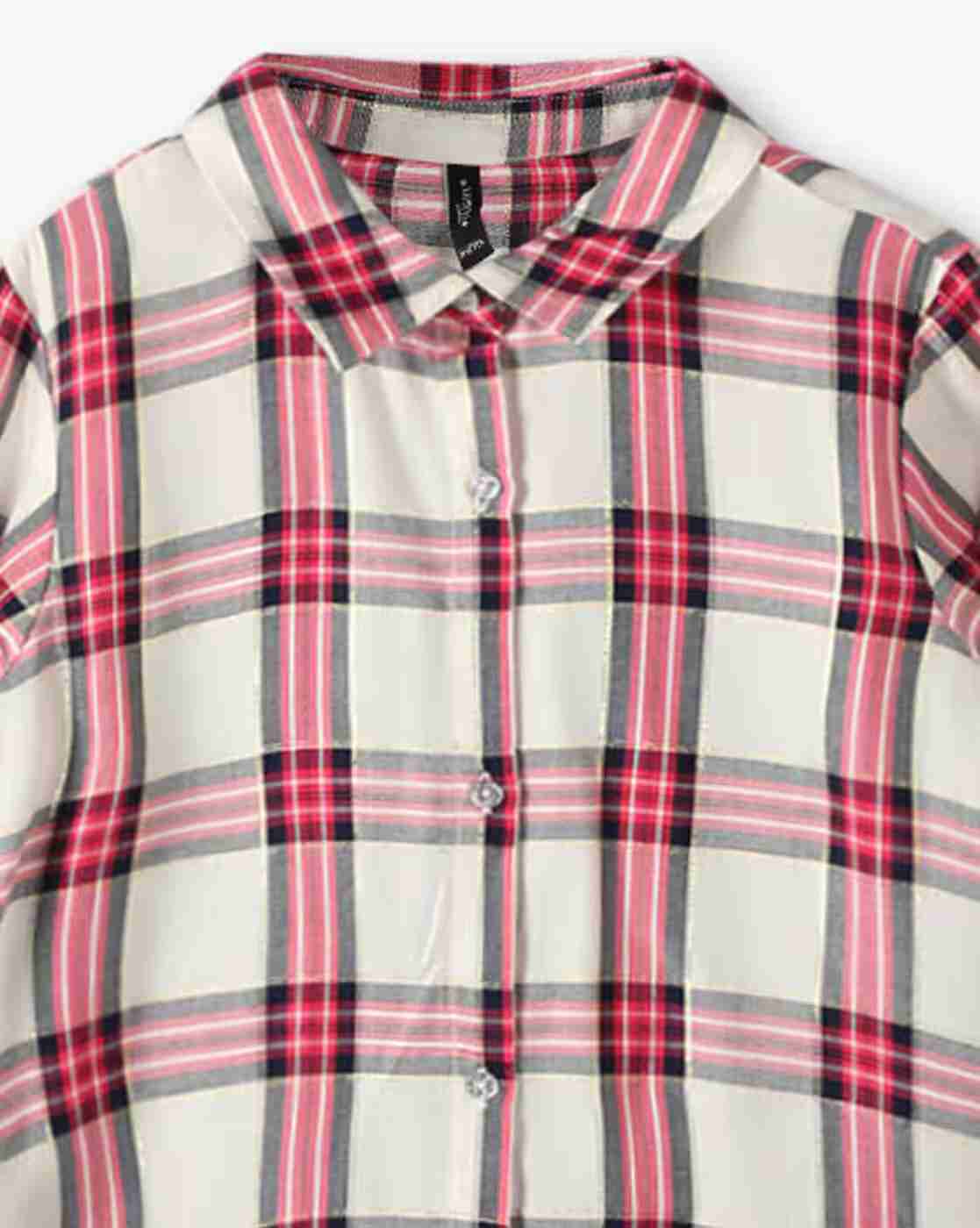 RIO GIRLS | Girls Twofer Checked Shirt & A-Line Dress|5