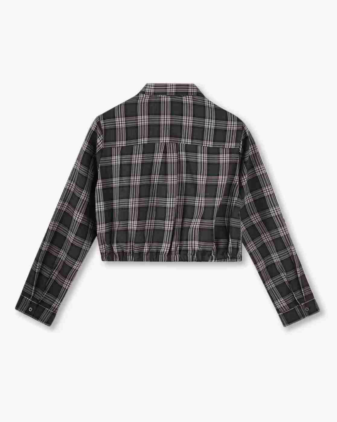 RIO GIRLS | Girls Twofer Checked Shirt & A-Line Dress|4