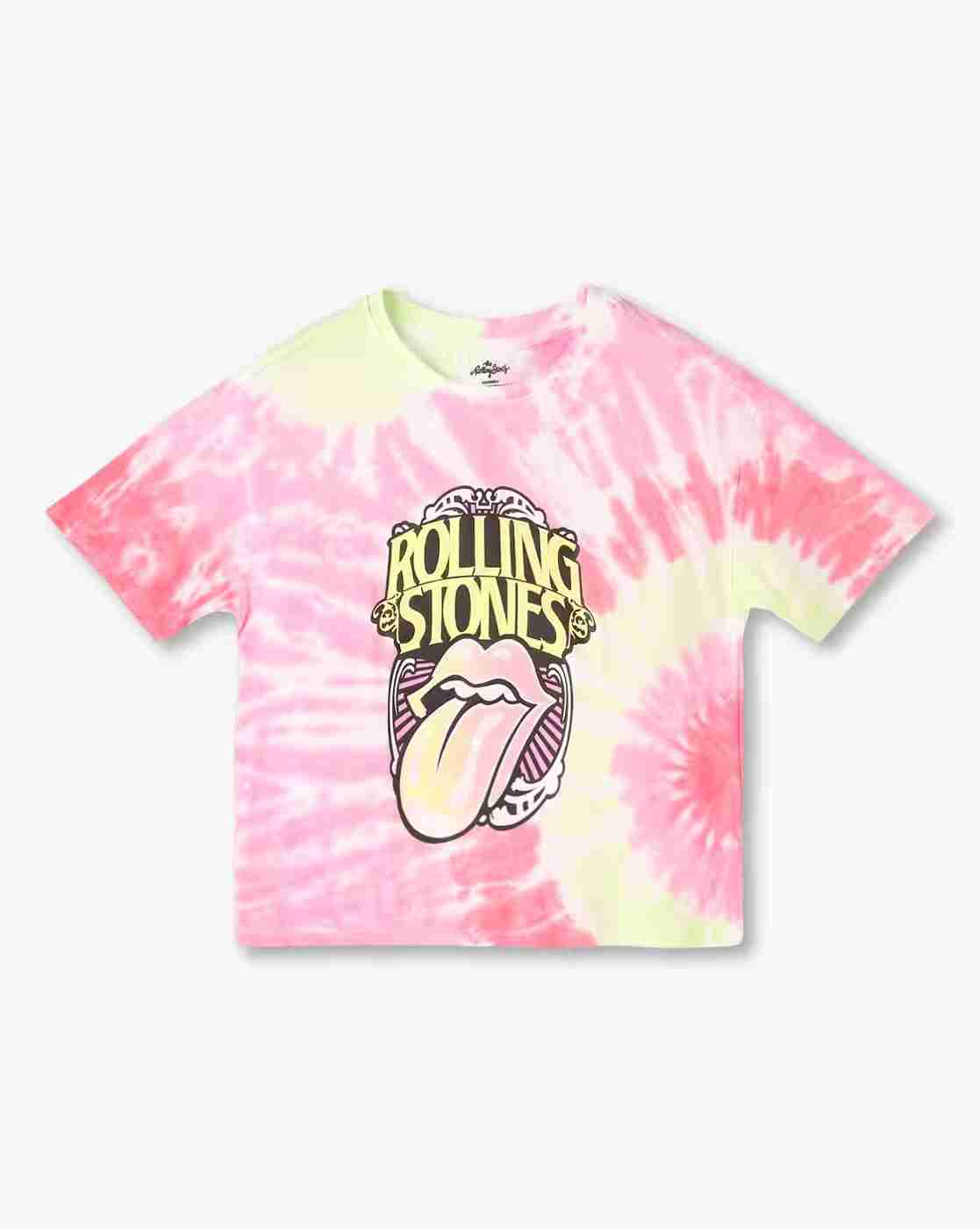 RIO GIRLS | Girls Tie & Dye Relaxed Fit Round-Neck T-Shirt|0