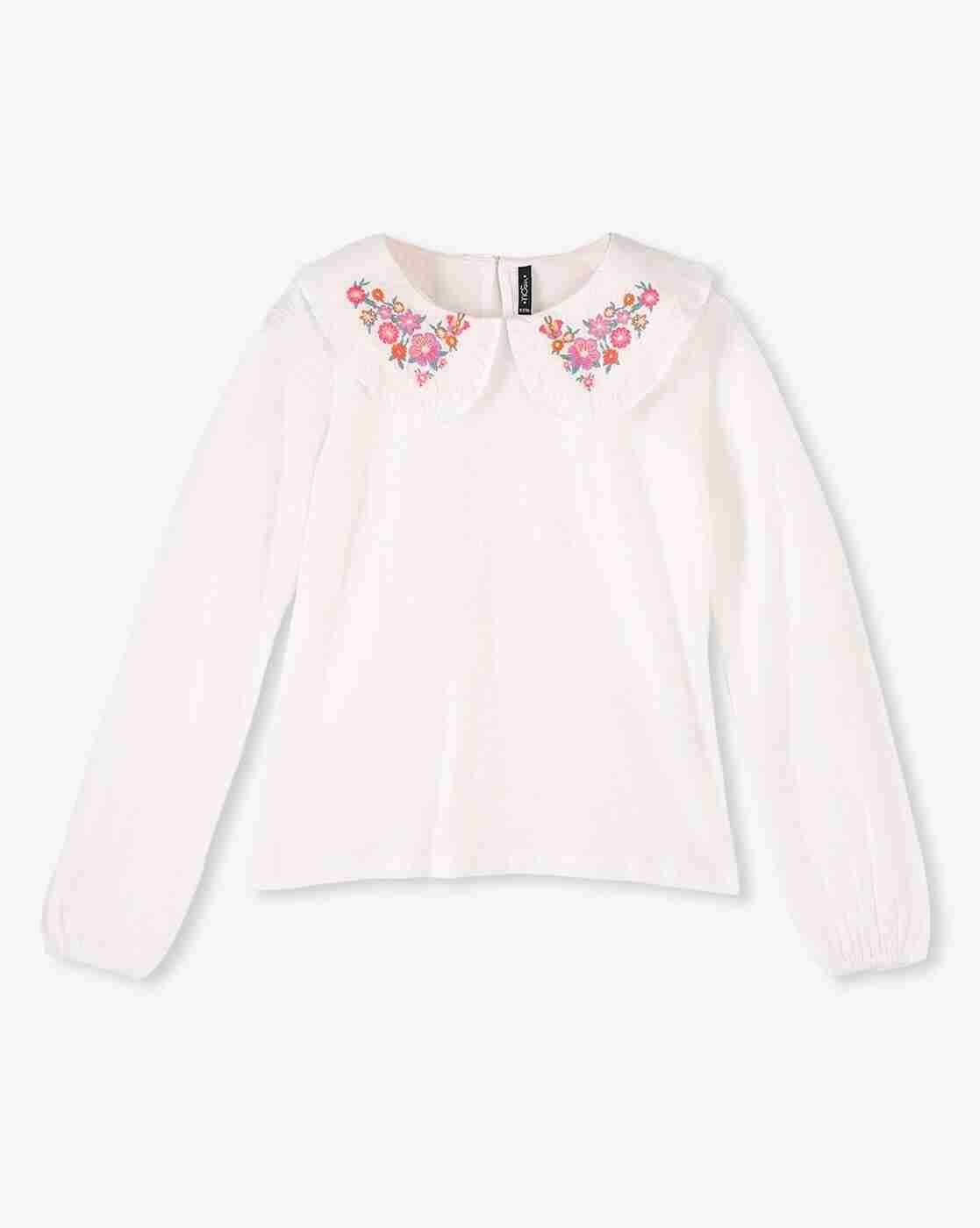 RIO GIRLS | Girls Floral Print Regular Fit Dungaree with T-Shirt|1