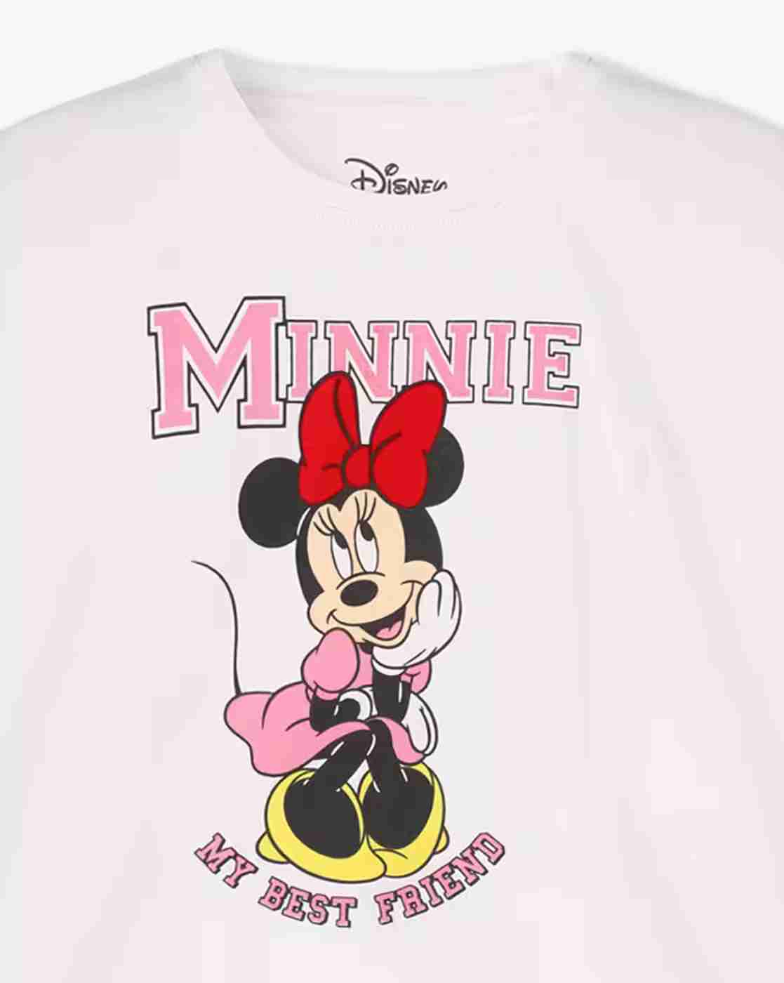 RIO GIRLS | Girls Minnie Mouse Round-Neck T-Shirt|2