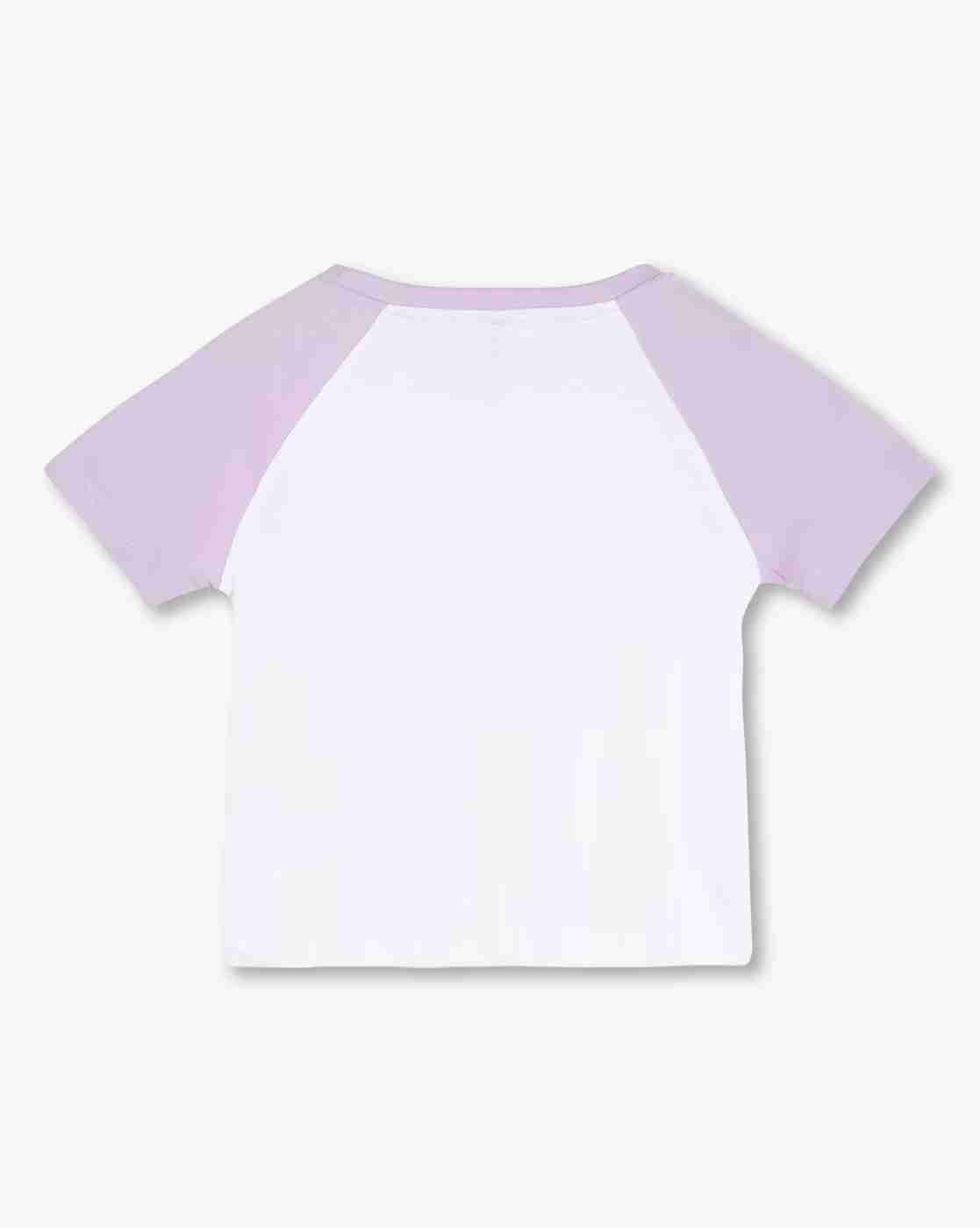 RIO GIRLS | Girls Typographic Print Round-Neck T-Shirt|1