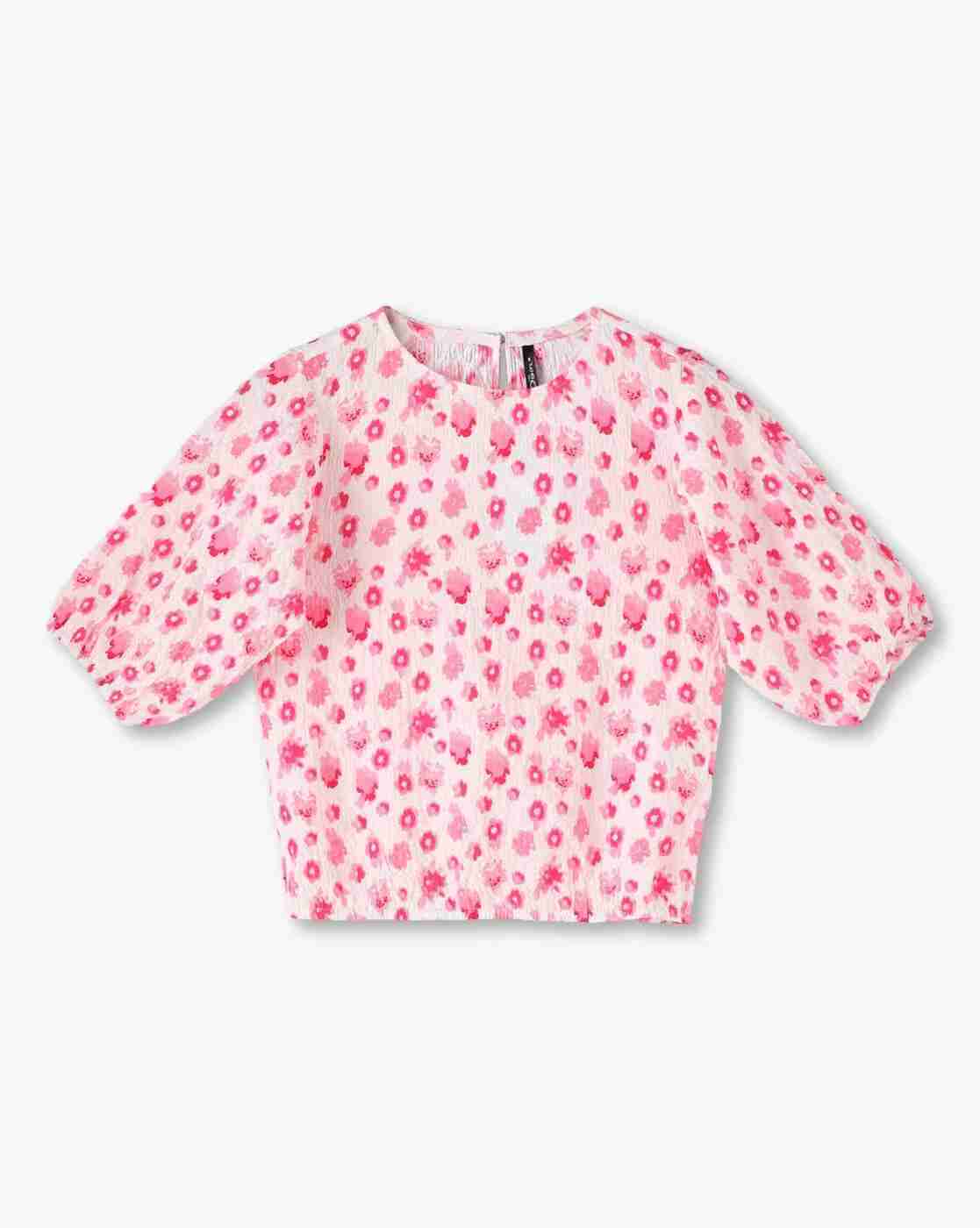 Girls Printed Regular Fit Top