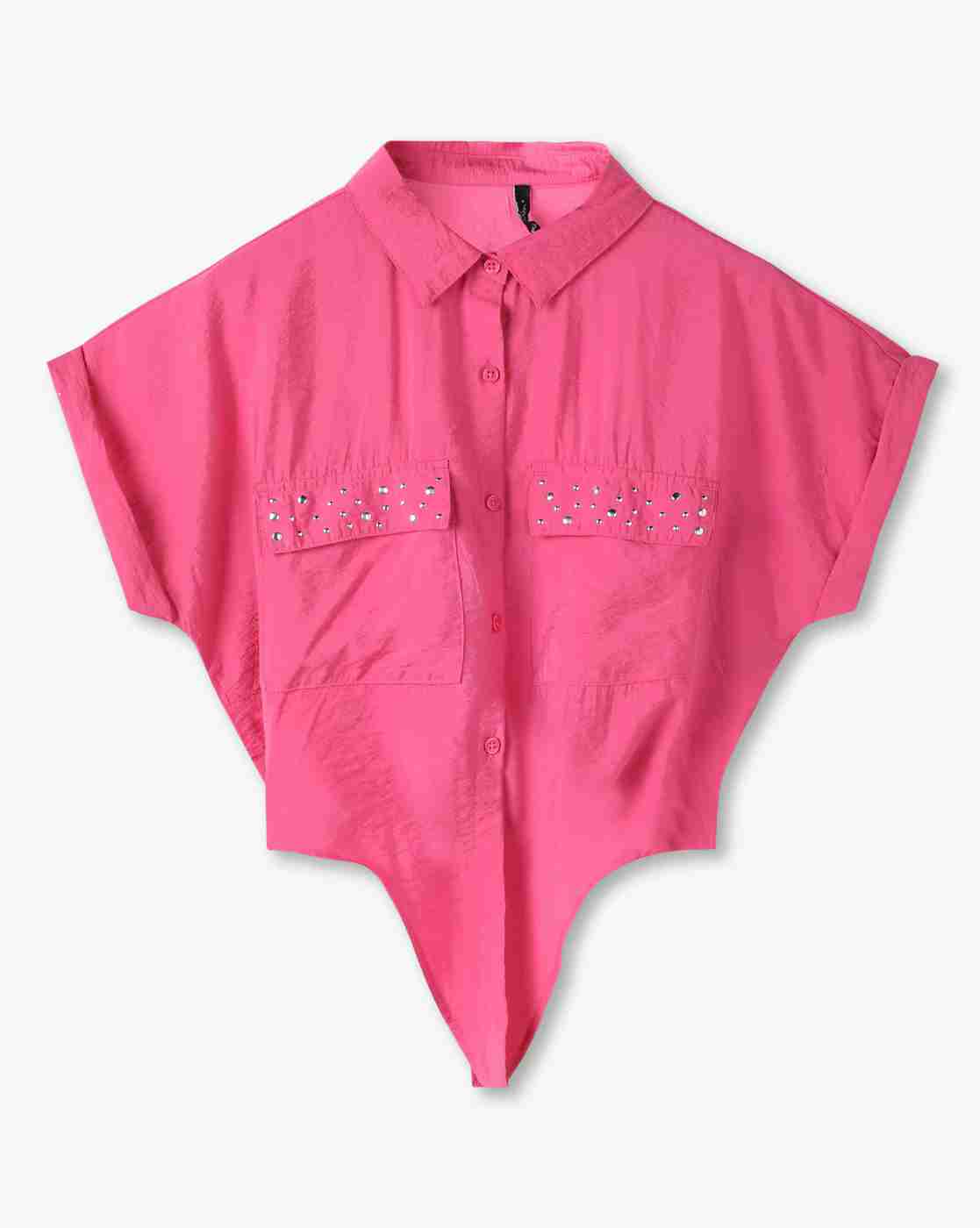 RIO GIRLS | Girls Front-Knot Relaxed Fit Shirt|1
