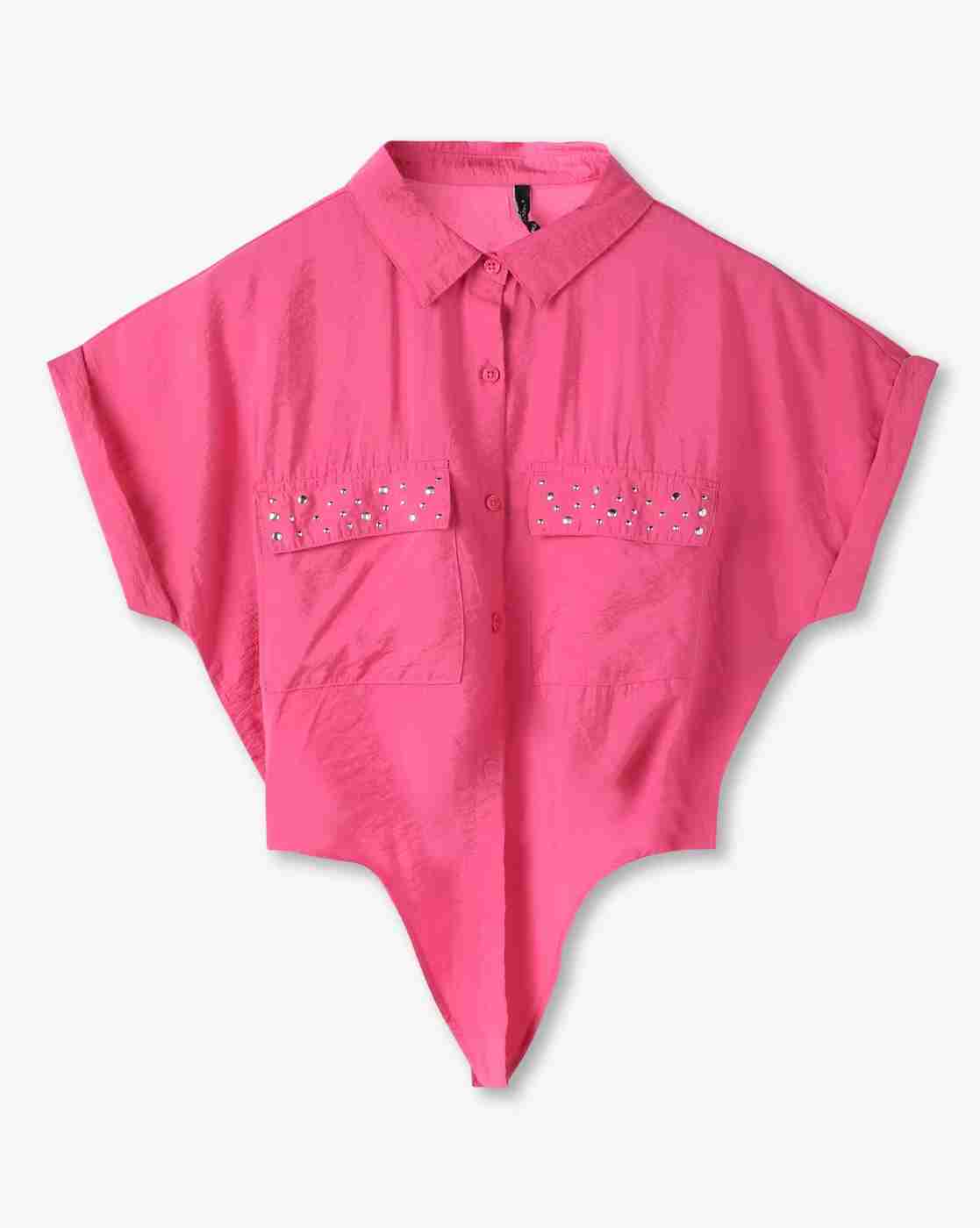 RIO GIRLS | Girls Front-Knot Relaxed Fit Shirt|2