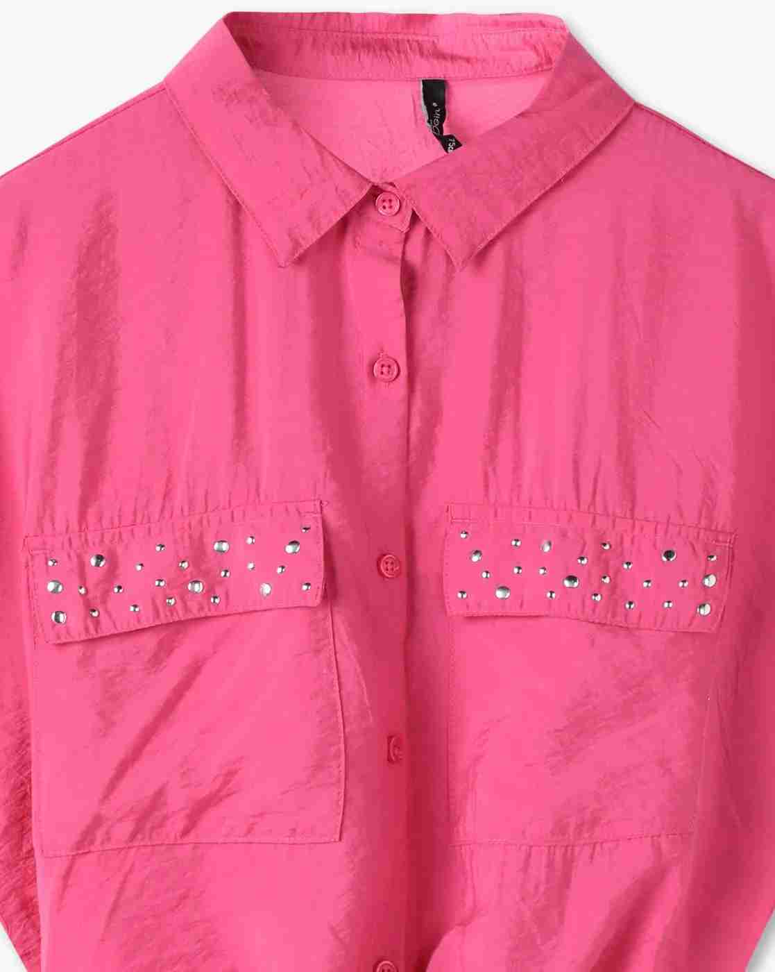 RIO GIRLS | Girls Front-Knot Relaxed Fit Shirt|3