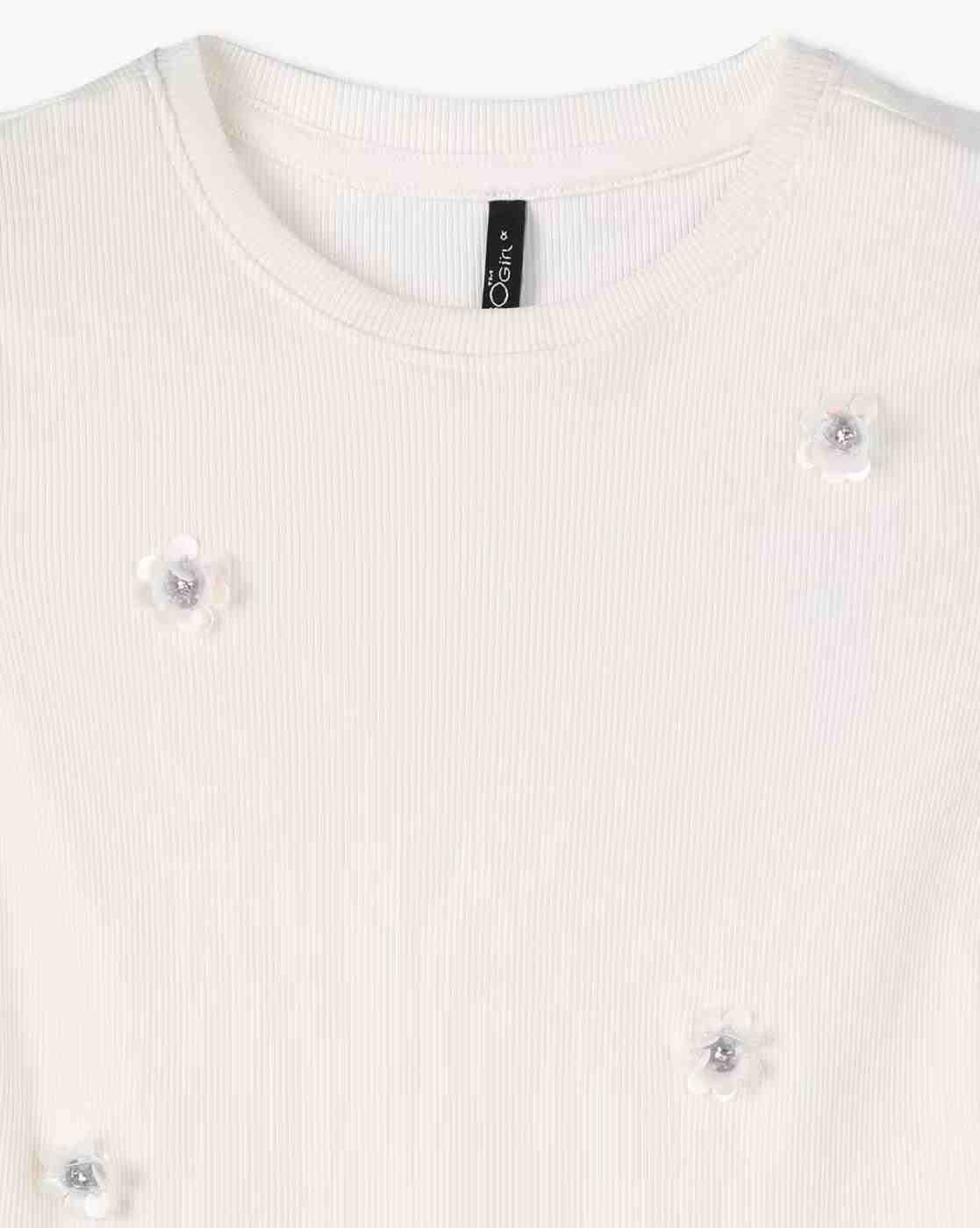 RIO GIRLS | Girls Ribbed Regular Fit T-Shirt|2