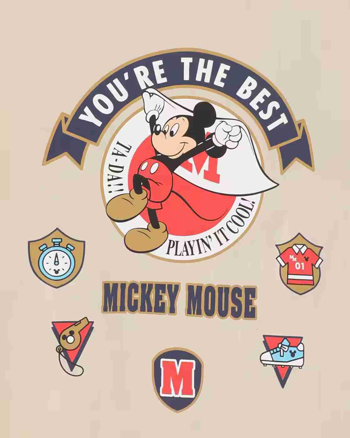 RIO GIRLS | Girls Mickey Mouse Print Crew-Neck T-Shirt|2