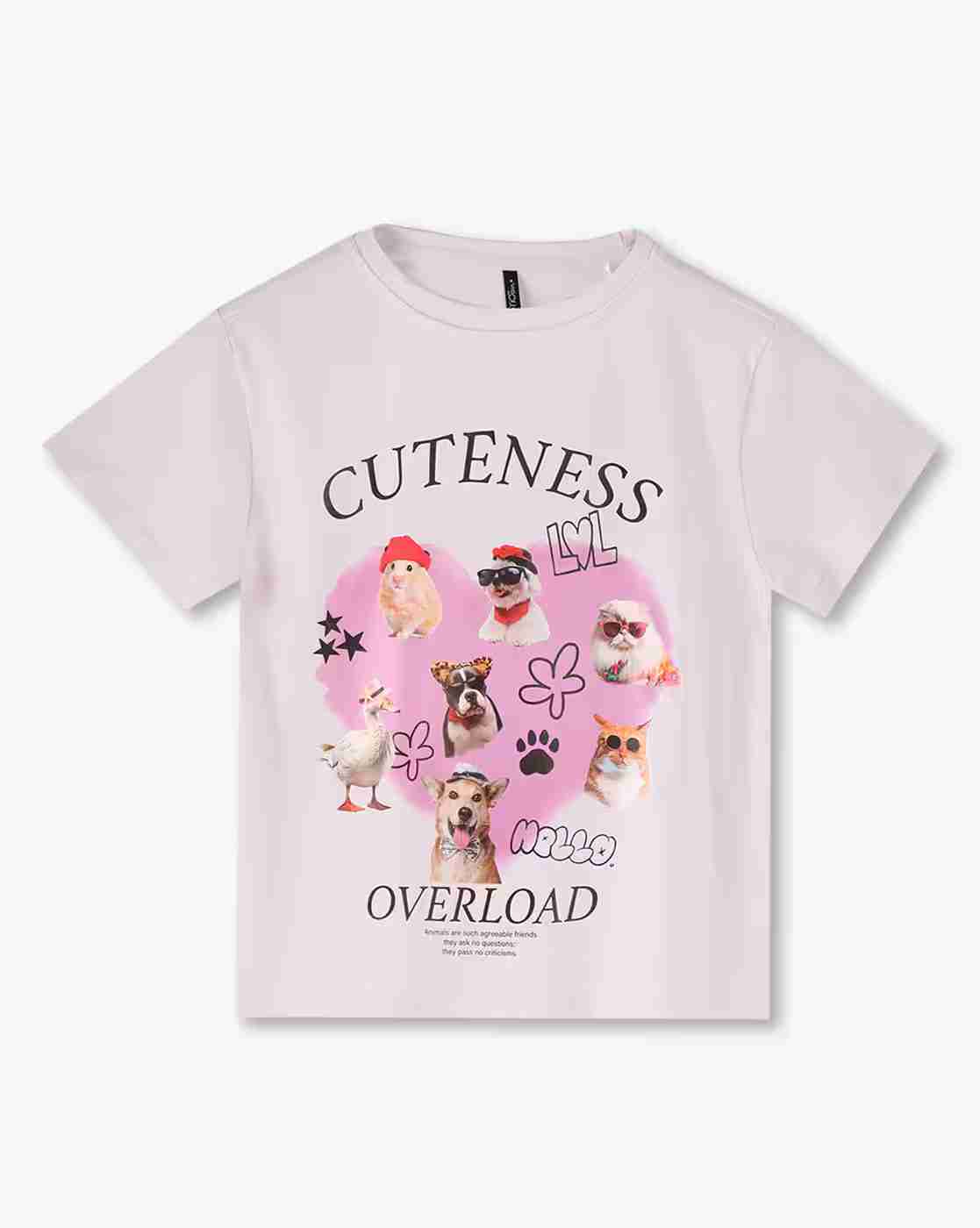 RIO GIRLS | Girls Graphic Print Crew-Neck T-Shirt|0