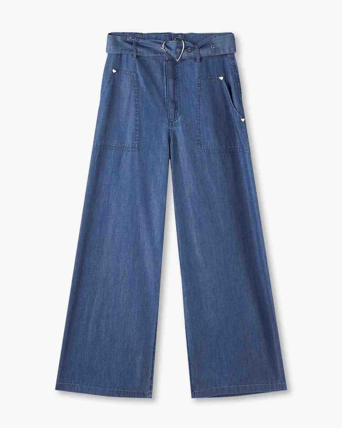RIO GIRLS | Girls Carpenter Lightly Washed Relaxed Jeans with Belt|0