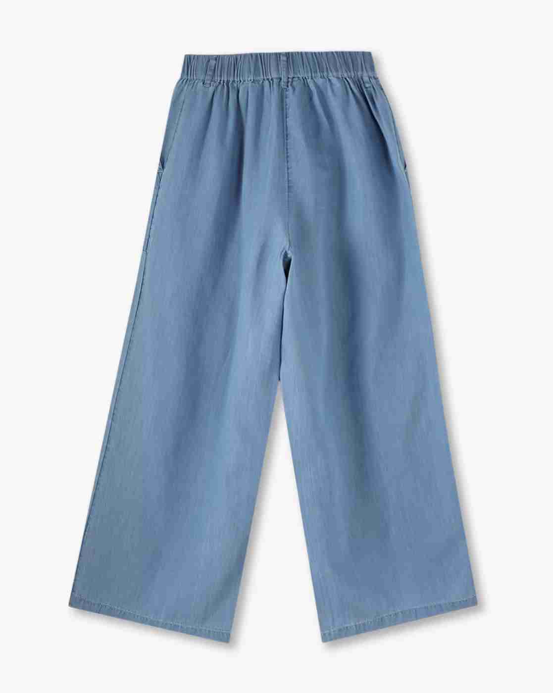 RIO GIRLS | Girls Carpenter Mid-Wash Relaxed Jeans|1