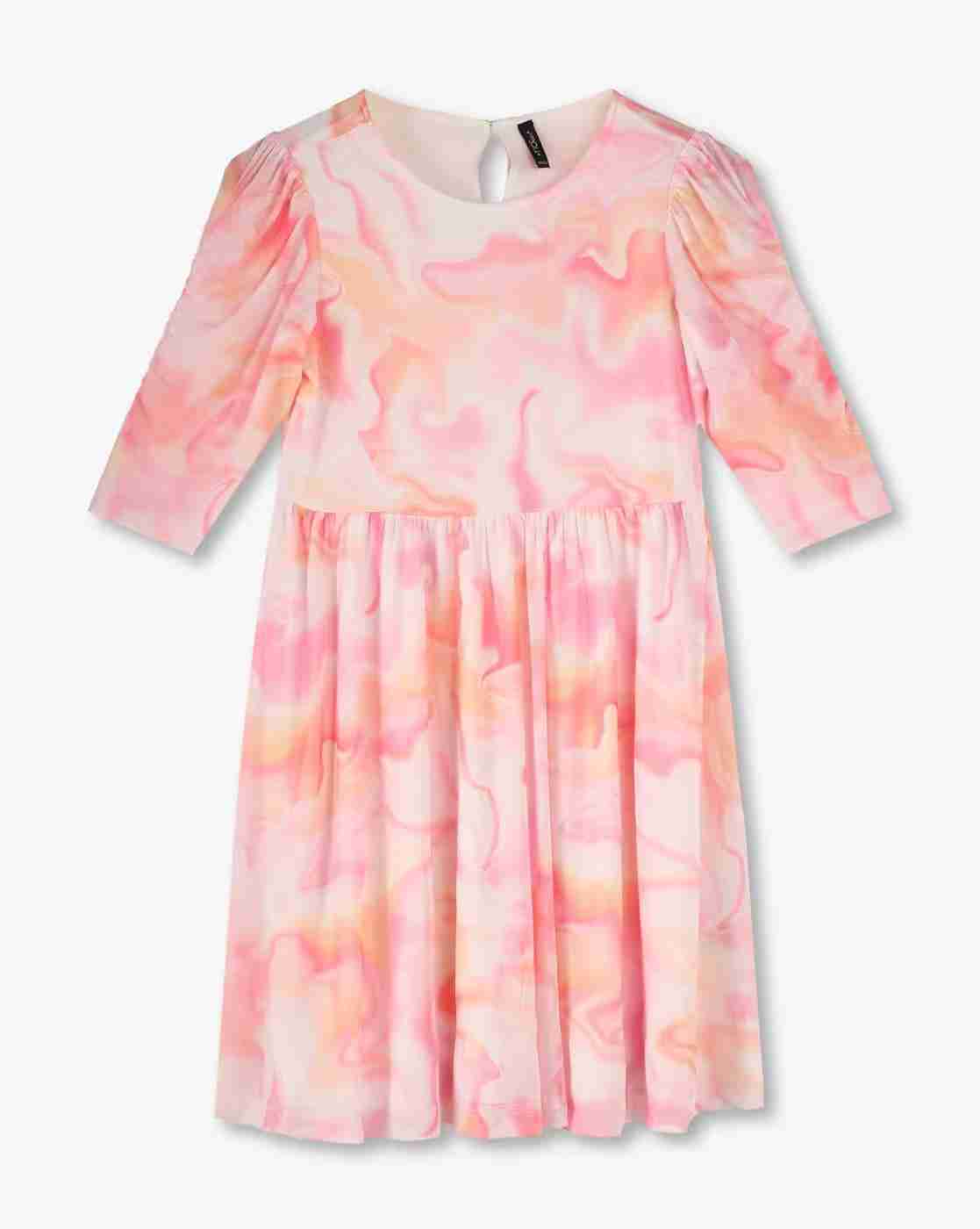 RIO GIRLS | Girls Printed Fit & Flare Dress|0
