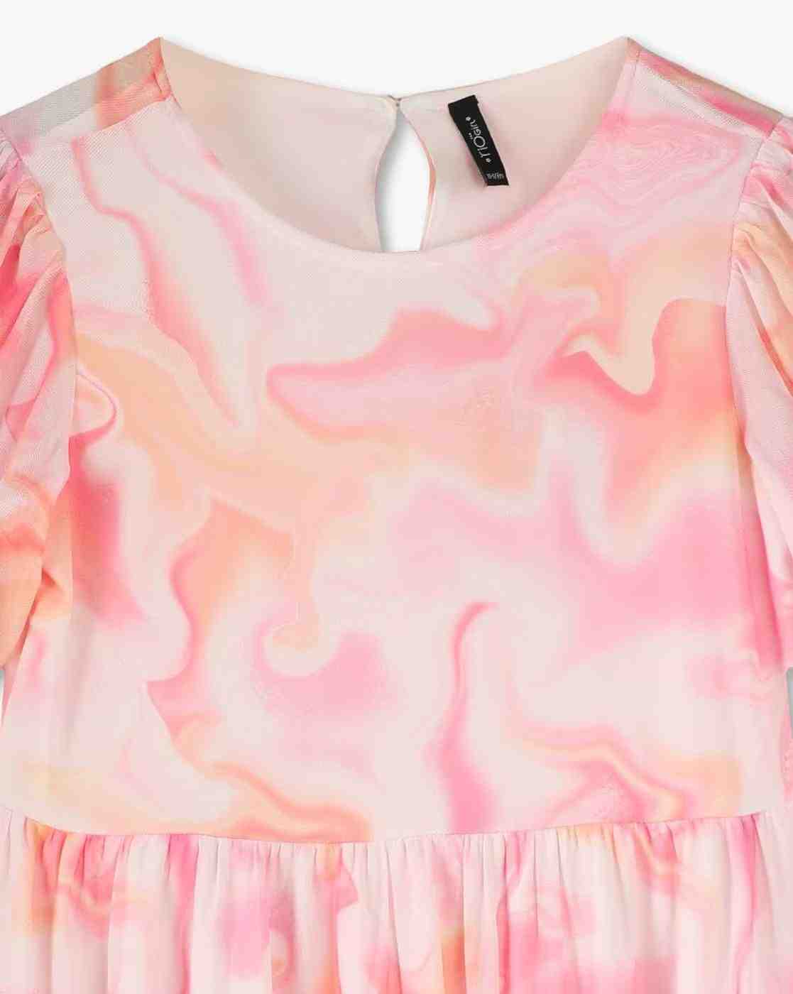 RIO GIRLS | Girls Printed Fit & Flare Dress|2