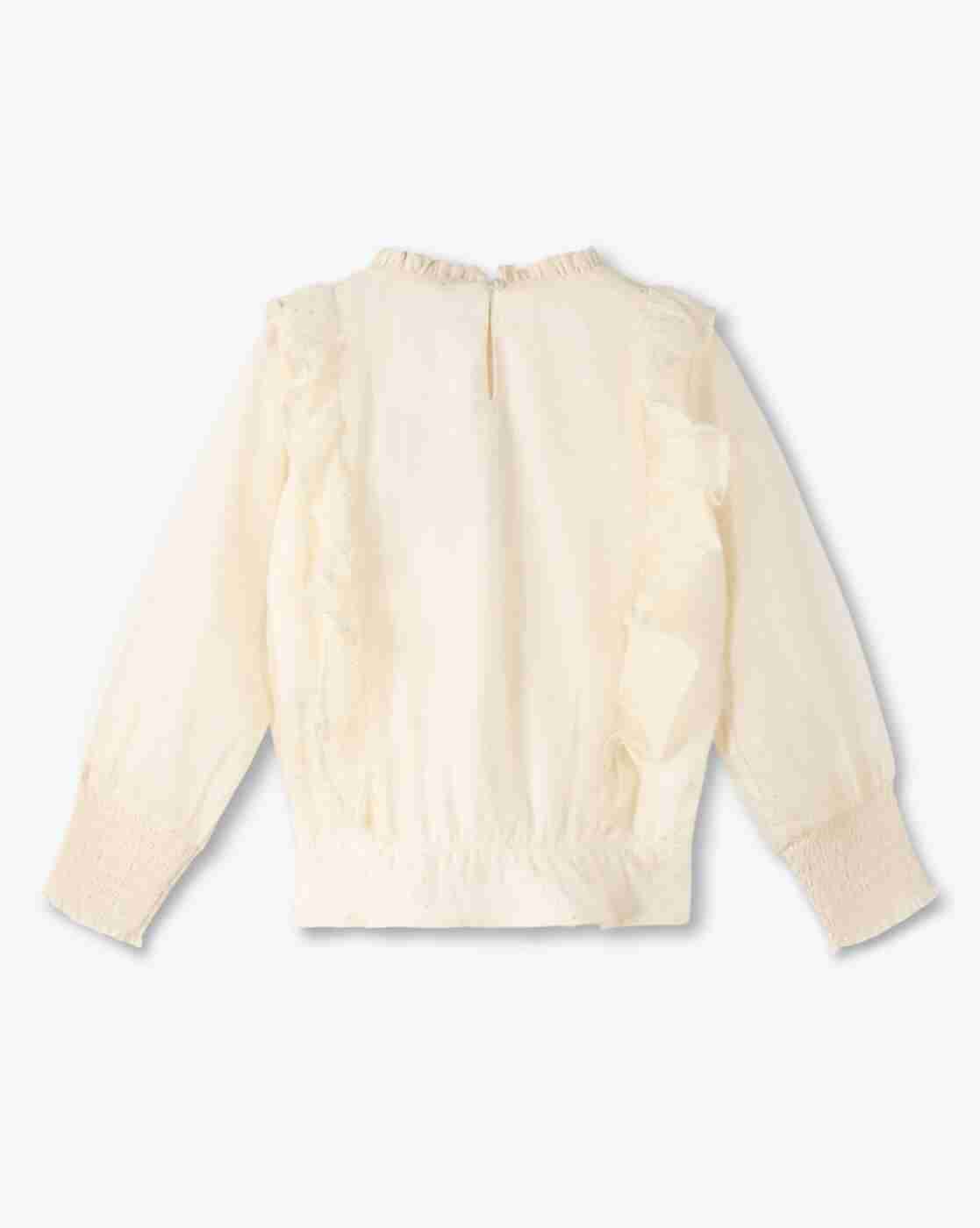 RIO GIRLS | Girls Relaxed Fit Top with Ruffles|1