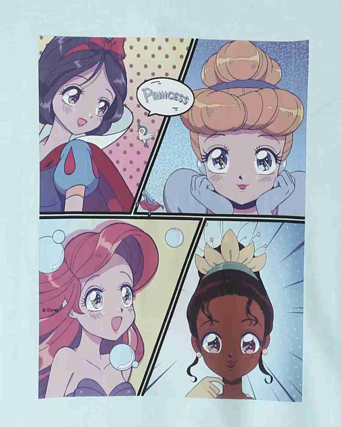 RIO GIRLS | Girls Disney Princess Print Regular Fit Round-Neck T-Shirt|3