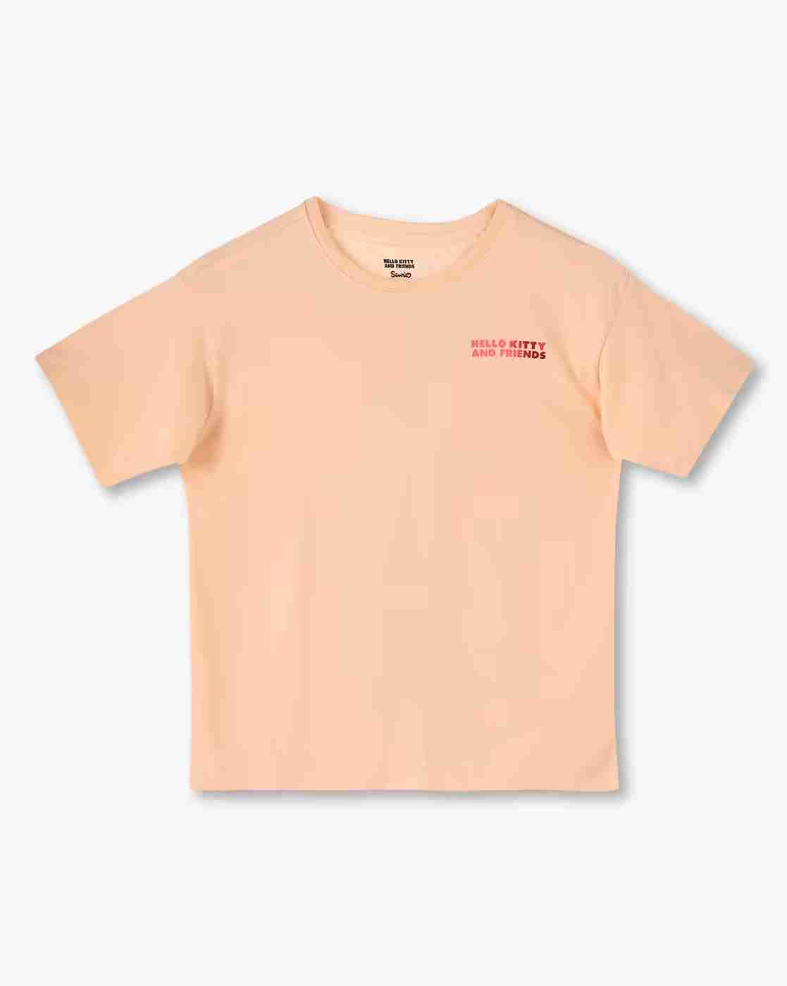 RIO GIRLS | Hello Kitty Placement Print Crew-Neck T-Shirt|0