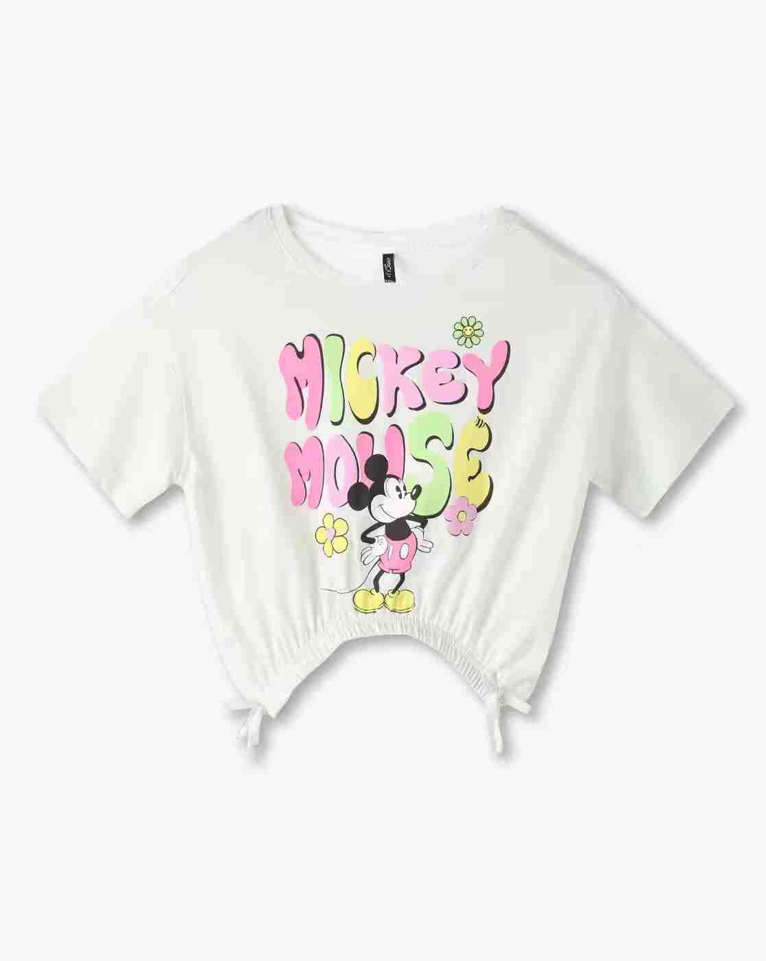 RIO GIRLS | Girls Mickey Mouse Print Blouson T-Shirt|0