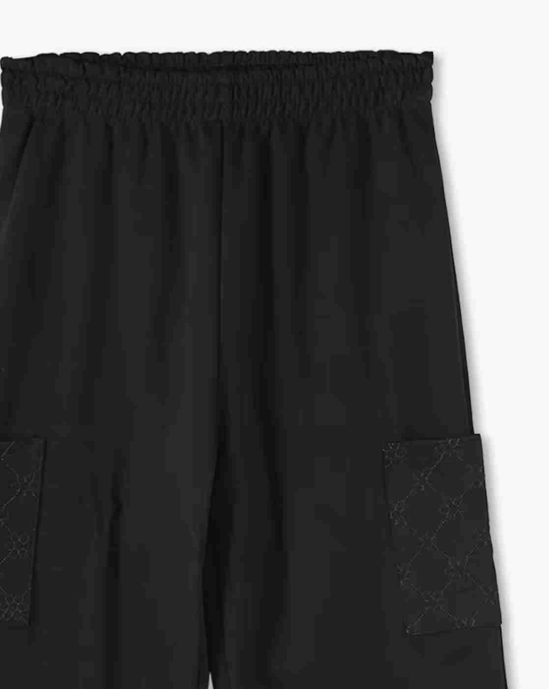 RIO GIRLS | Girls Paperbag Pants with Patch Pockets|2
