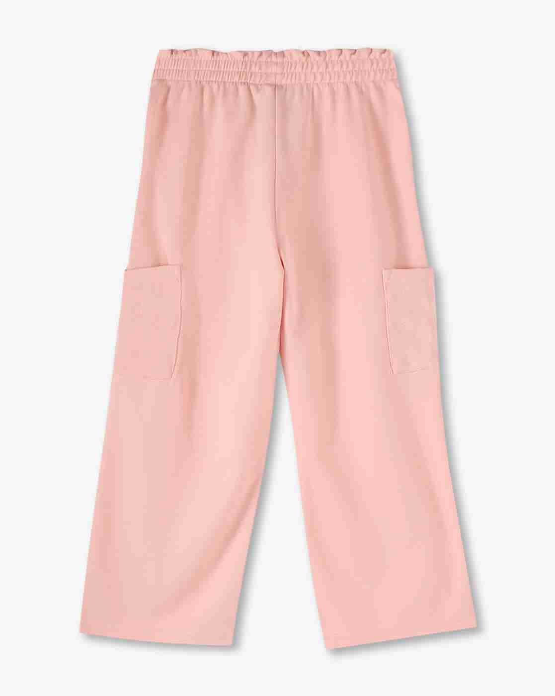 RIO GIRLS | Girls Paperbag Pants with Patch Pockets|1
