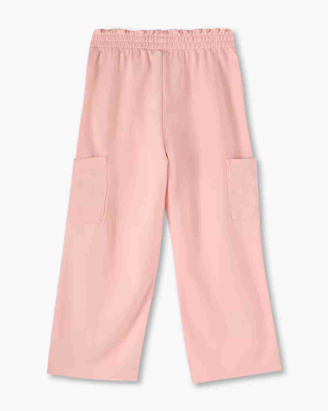 RIO GIRLS | Girls Paperbag Pants with Patch Pockets|1