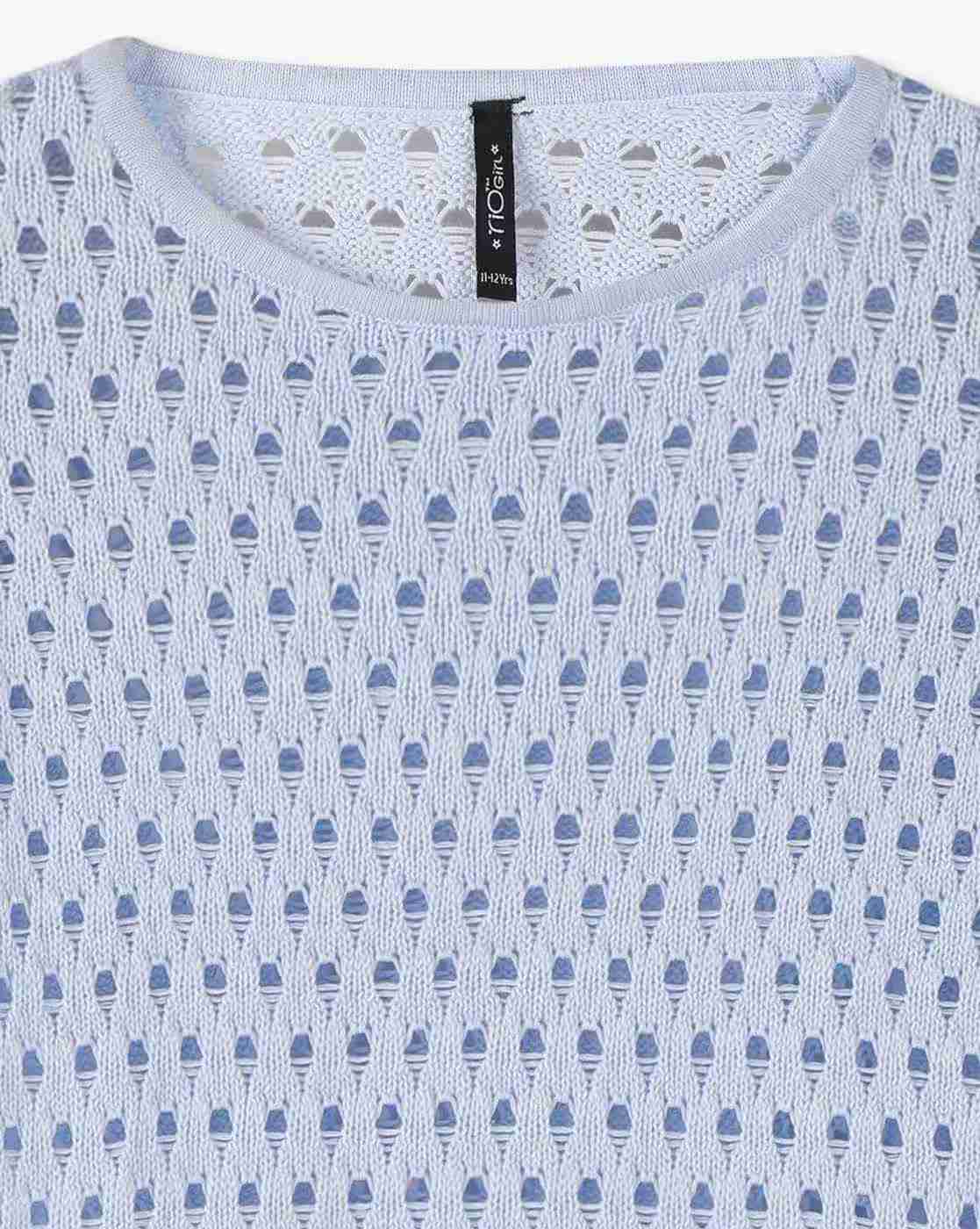 RIO GIRLS | Girls Structured Knit Relaxed Fit Top|2