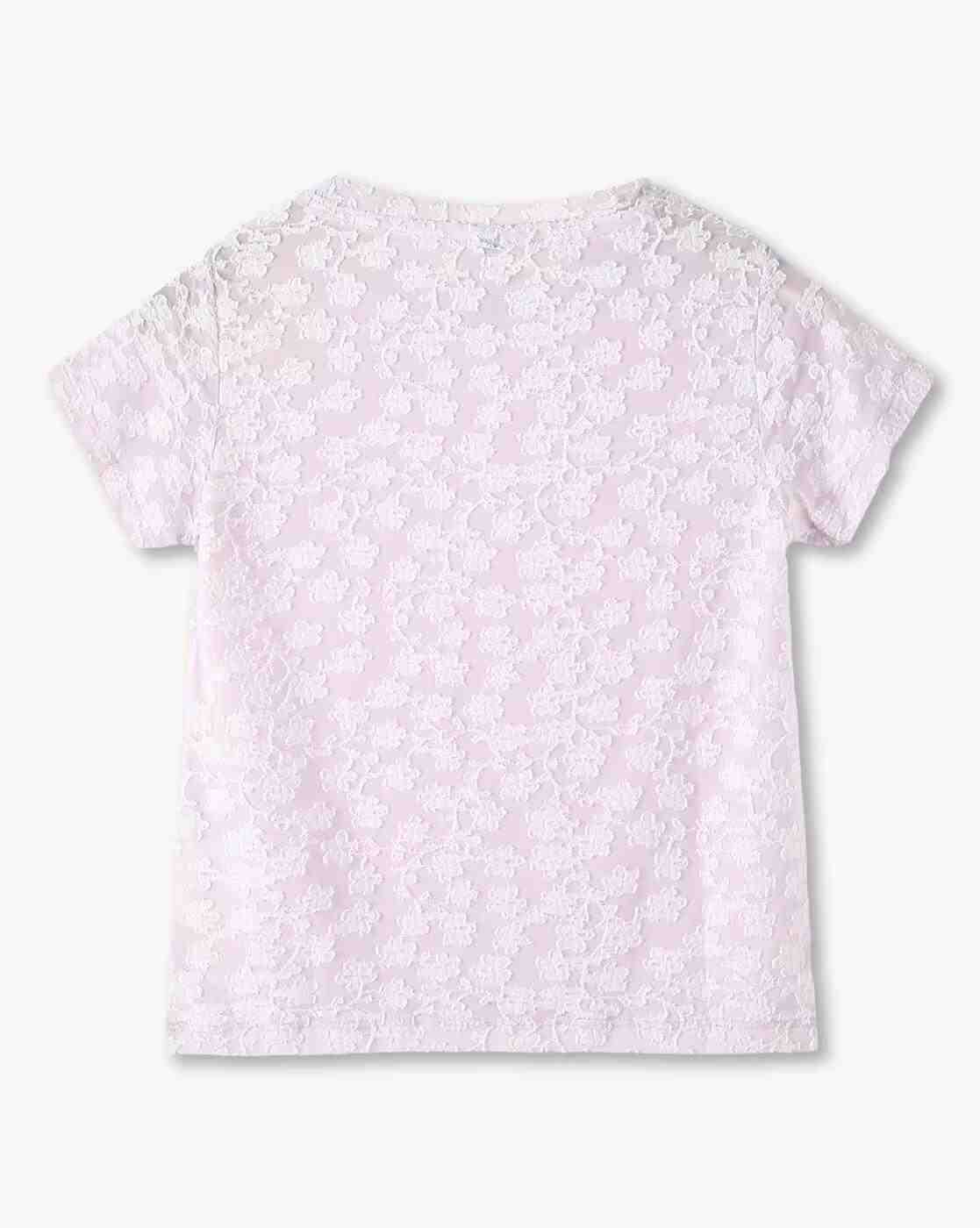RIO GIRLS | Girls Lace Regular Fit Top|1