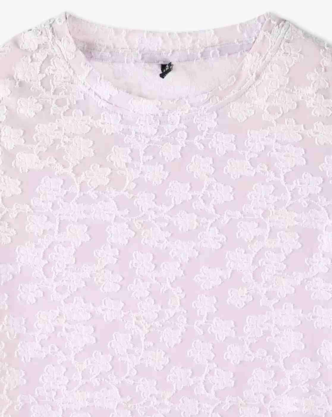 RIO GIRLS | Girls Lace Regular Fit Top|2