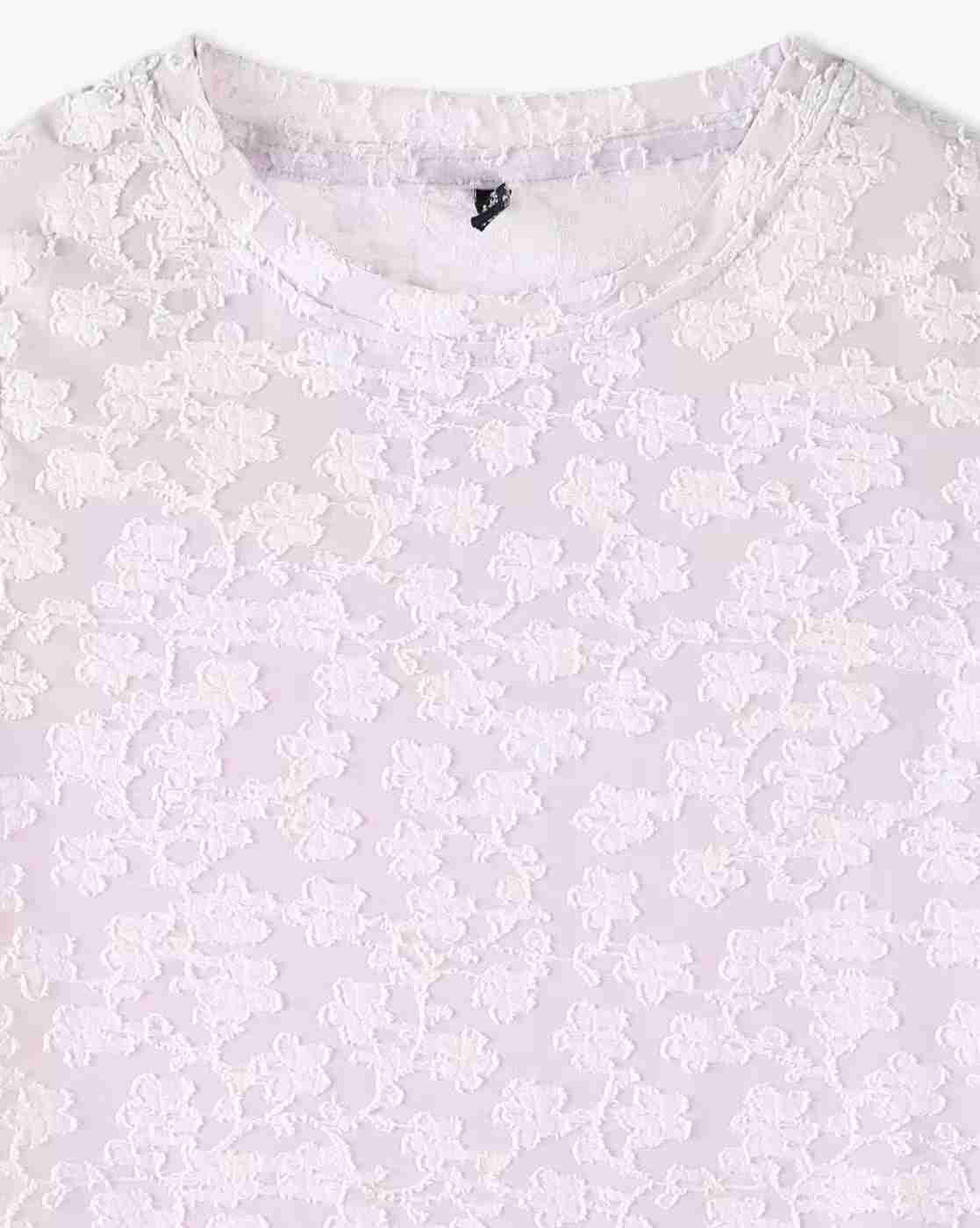 RIO GIRLS | Girls Lace Regular Fit Top|2
