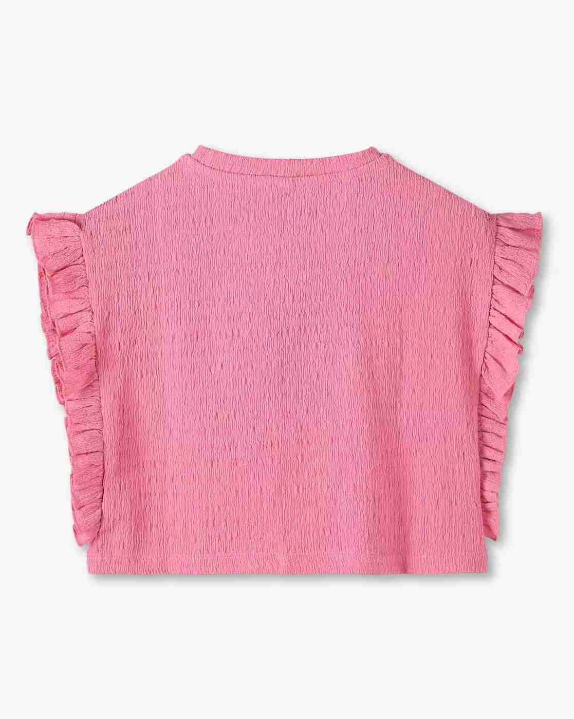RIO GIRLS | Girls Crinkled Regular Fit Top|1